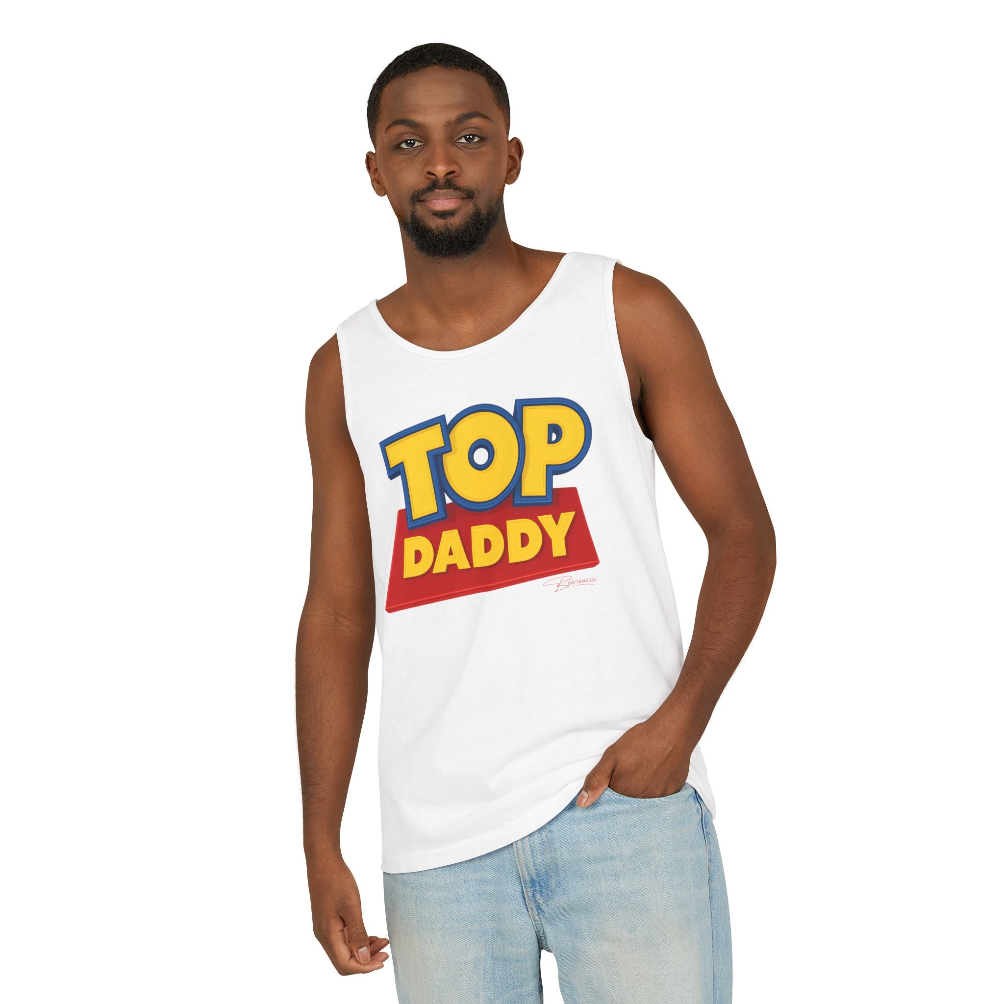 HyperPop® X SlutPride®: Top Daddy® │ Garment-Dyed Tank Top