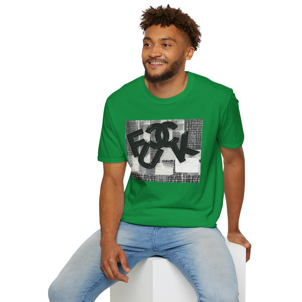 Fake Designer™: Tweed Patchwork Fuck│ Softsyle T-shirt