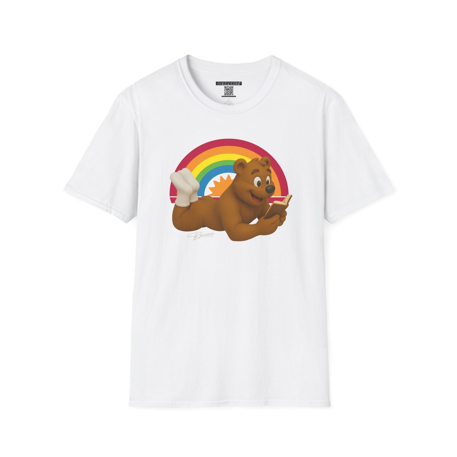 Bearsacci™: Page-Turner, Head-Turner Bare Bear│ Softsyle T-shirt