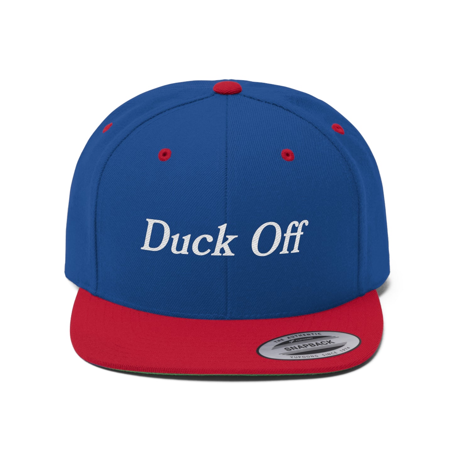 Duck Off │ Unisex Flat Bill Hat