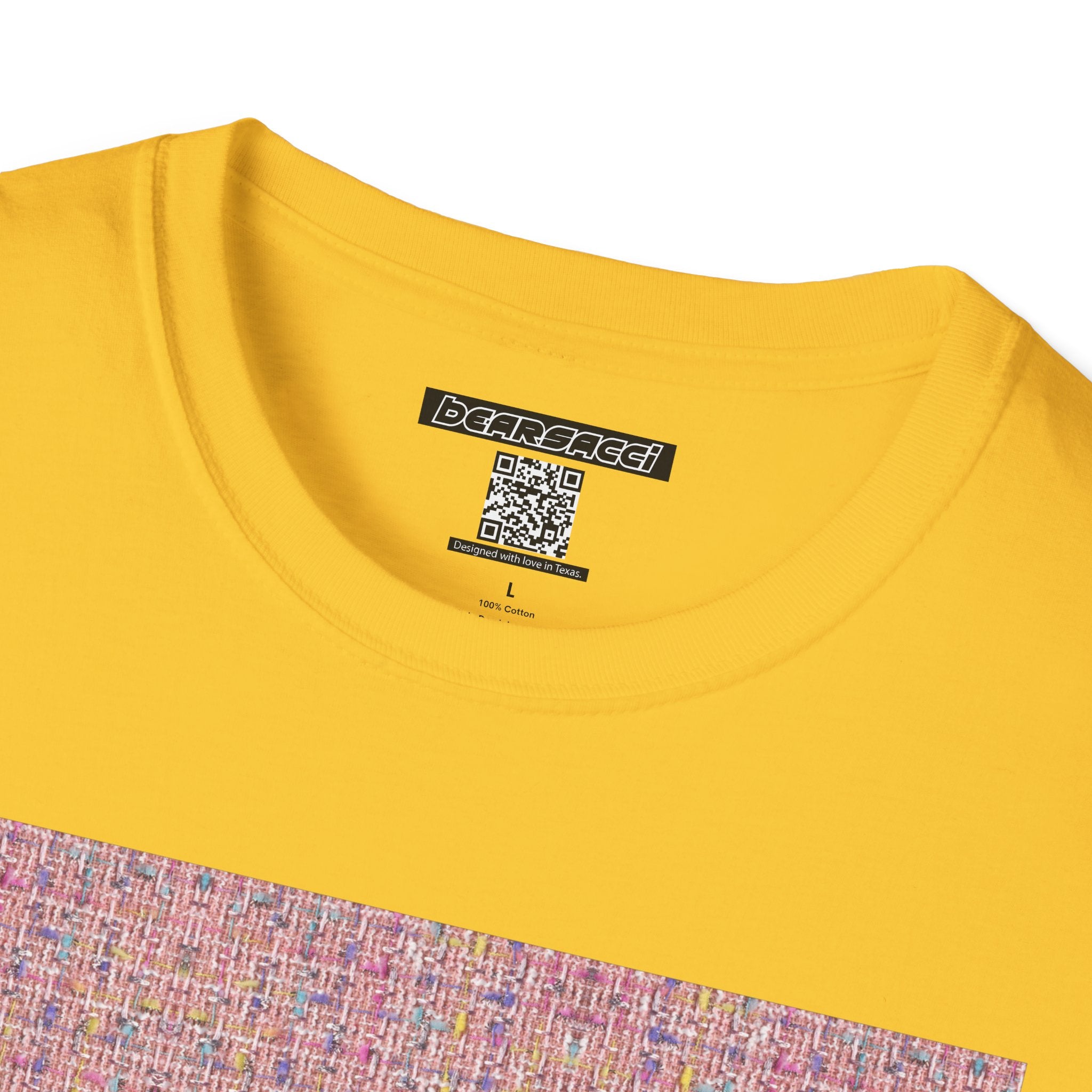 Fake Designer™: Pink Tweed Fuck│ Softsyle T-shirt