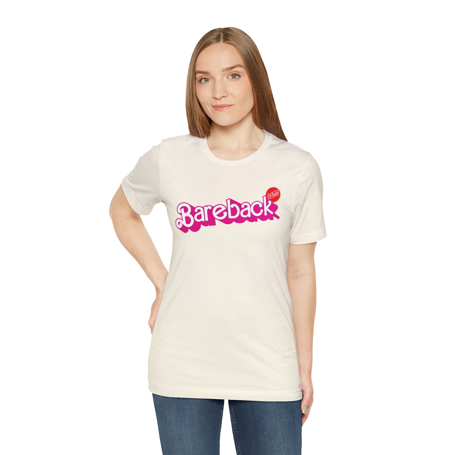 Bearbie™ X Slutpride™: Bareback Logo │Premium Jersey T-shirt