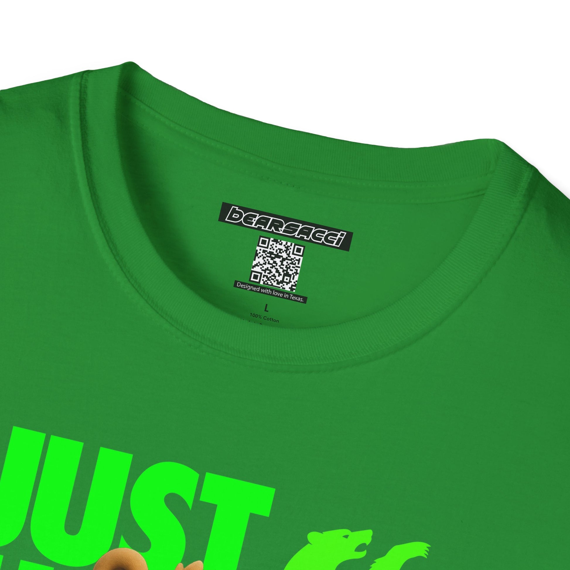 Bearsacci™ X Dominion: Just Fucking Do It Brat Teddy Bear│ Softsyle T-shirt