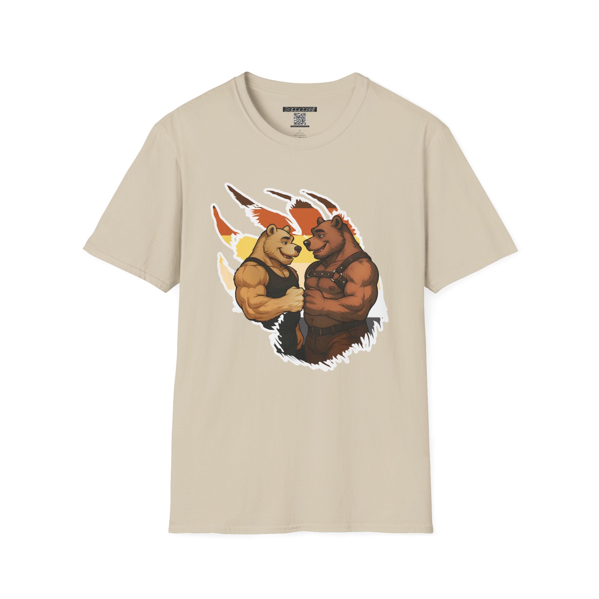 Bearsacci™: Fist Bumping Bears │ Softsyle T-shirt