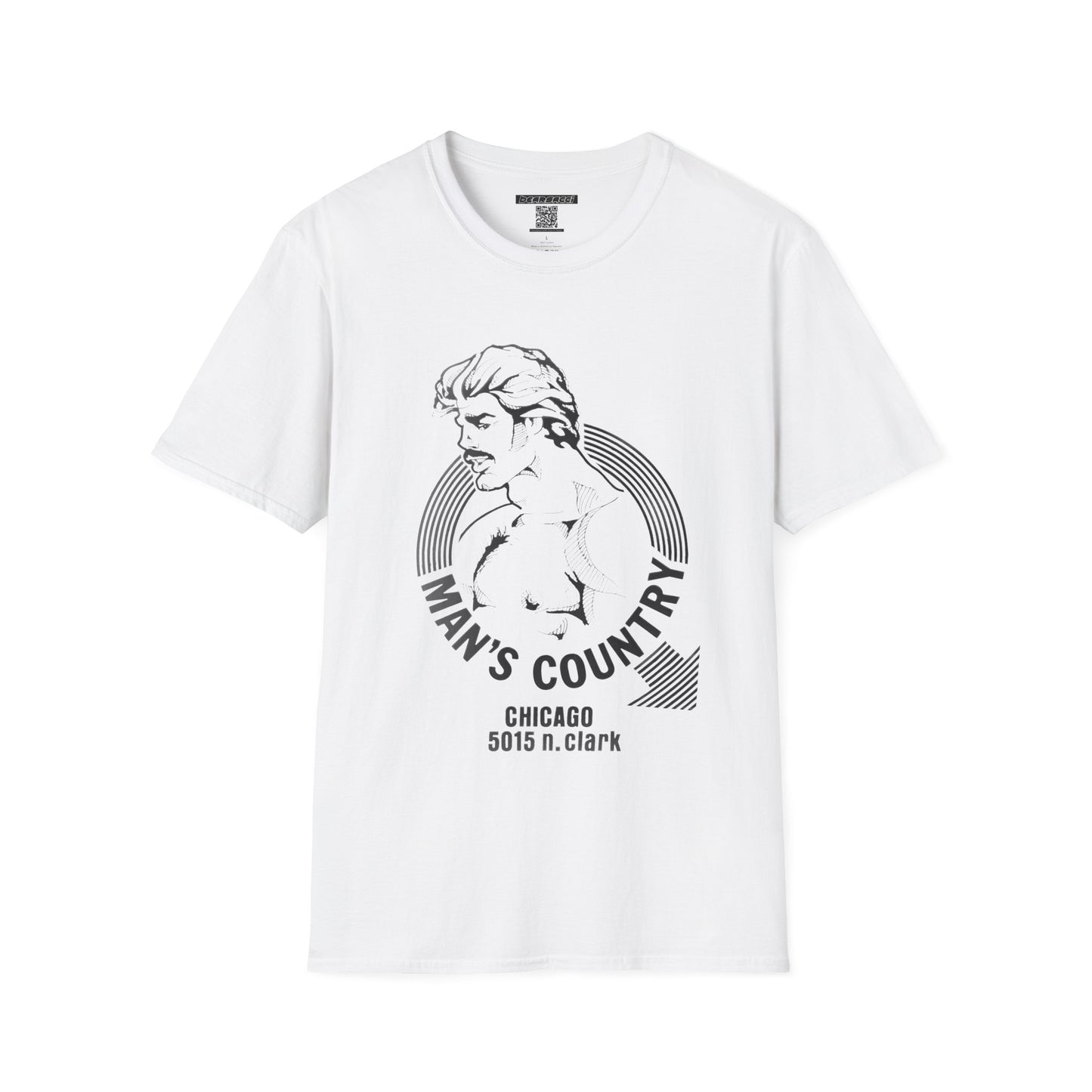 SlutPride™: Man's Country (Chicago Bathhouse 1973-2017) │ Softsyle T-shirt