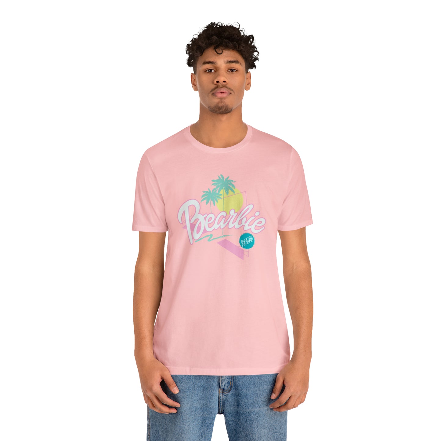 Bearbie: Pastel Malibu-Style Logo │Premium Jersey T-shirt