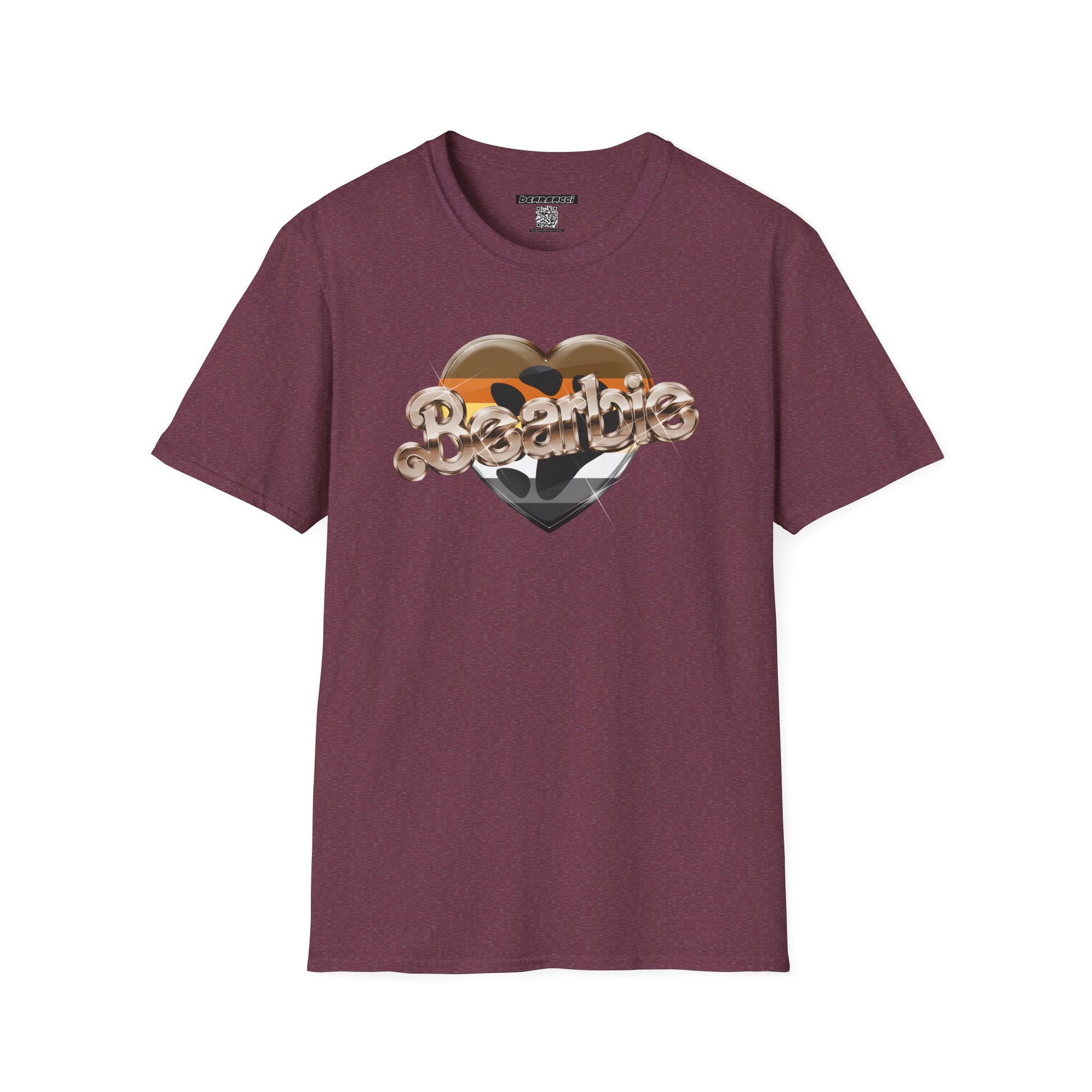 Bearbie®: Heart Claw Logo (Bear Flag Version)│ Softsyle T-shirt