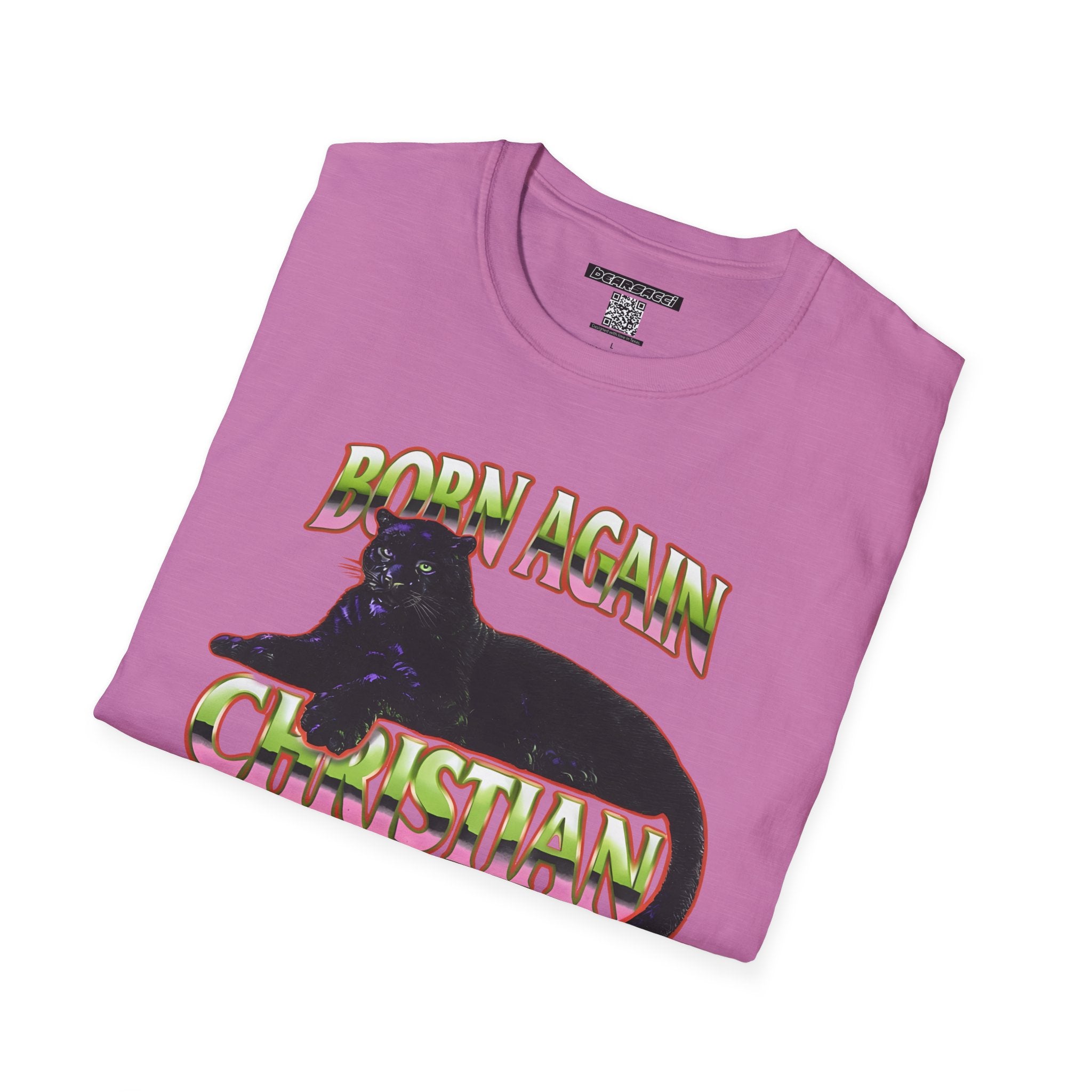 FakeDesigner®: Chinatown Market Secret Club Born Again Christian │ Softsyle T-shirt