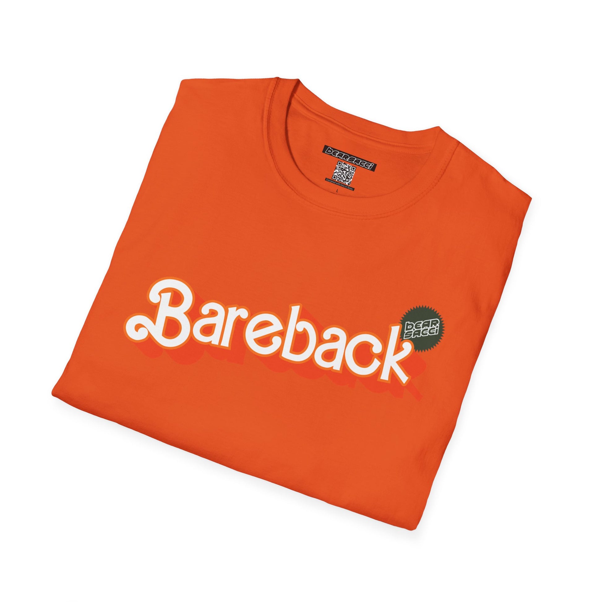 Bearbie® X Slutpride®: Bareback Logo (Hunter) │Softsyle T-shirt
