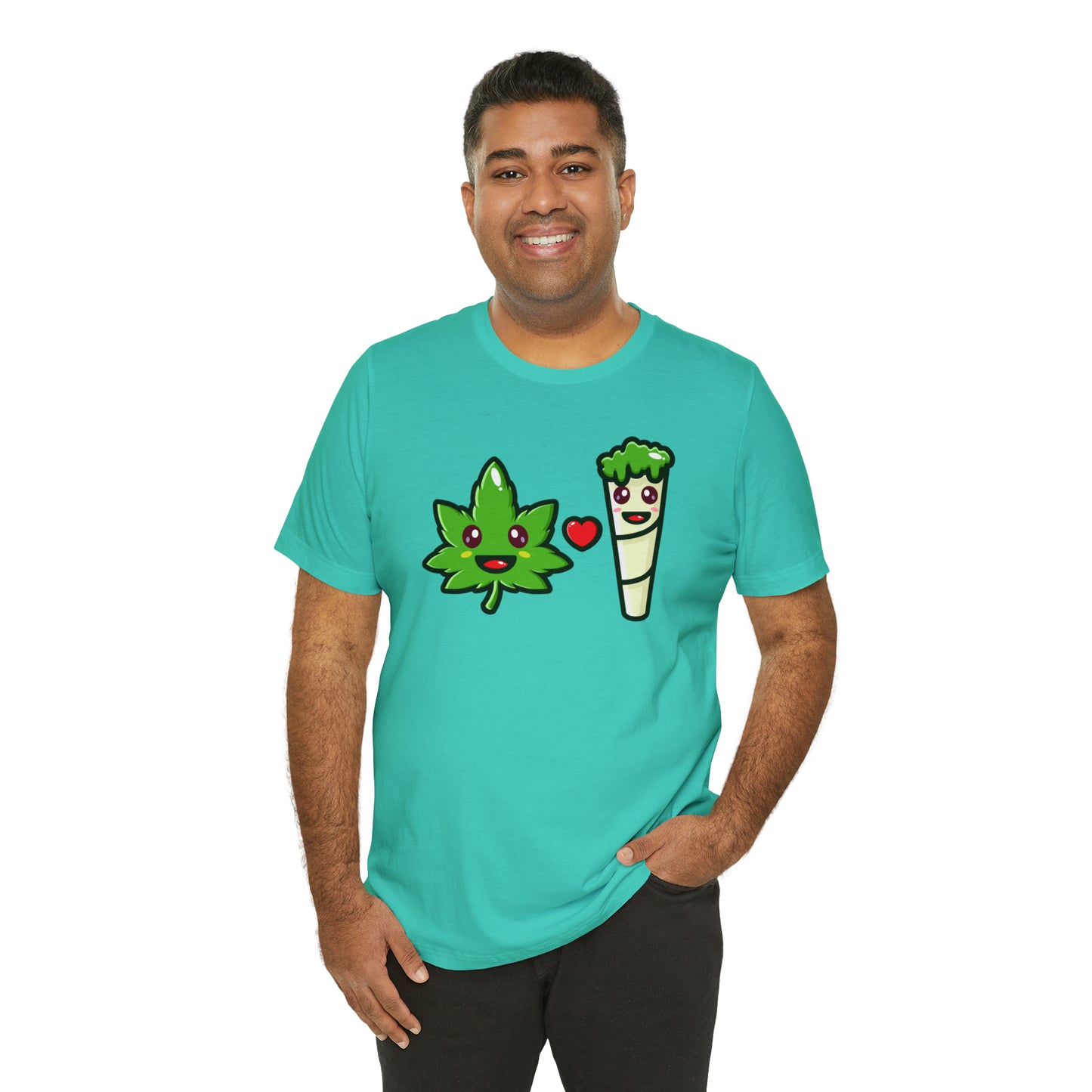 Stoney: Leafy Loves Blunty  │Premium Jersey T-shirt