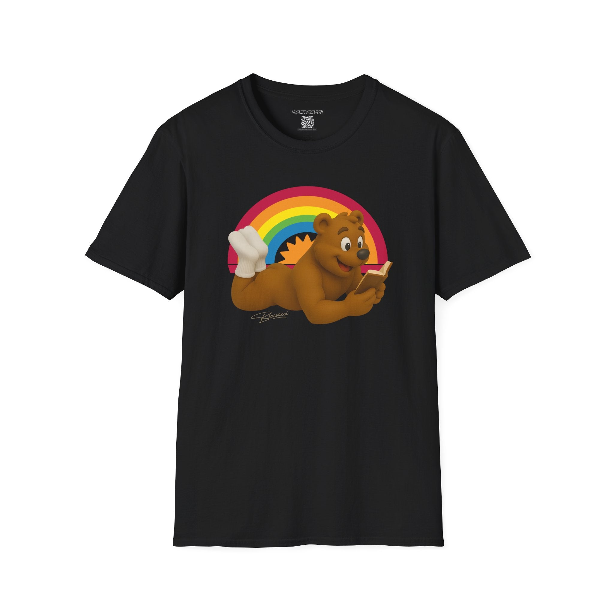 Bearsacci™: Page-Turner, Head-Turner Bare Bear│ Softsyle T-shirt