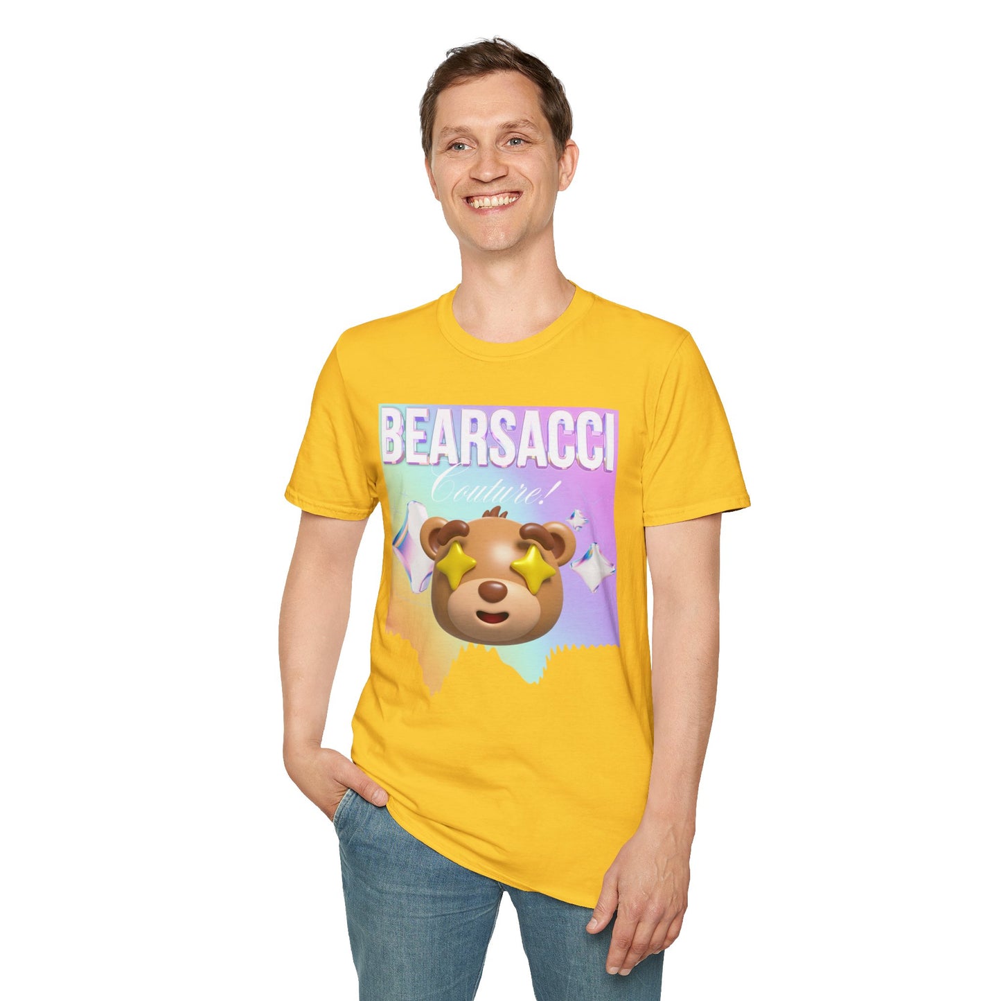 Fake Designer™: Holo Teddy Bear│ Softsyle T-shirt