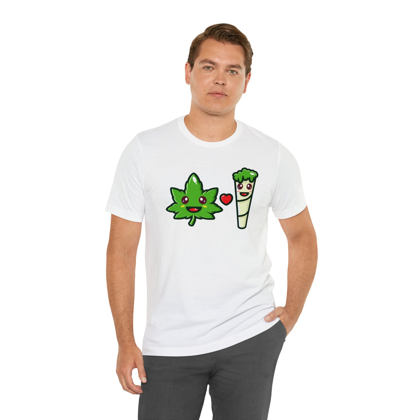 Stoney: Leafy Loves Blunty  │Premium Jersey T-shirt