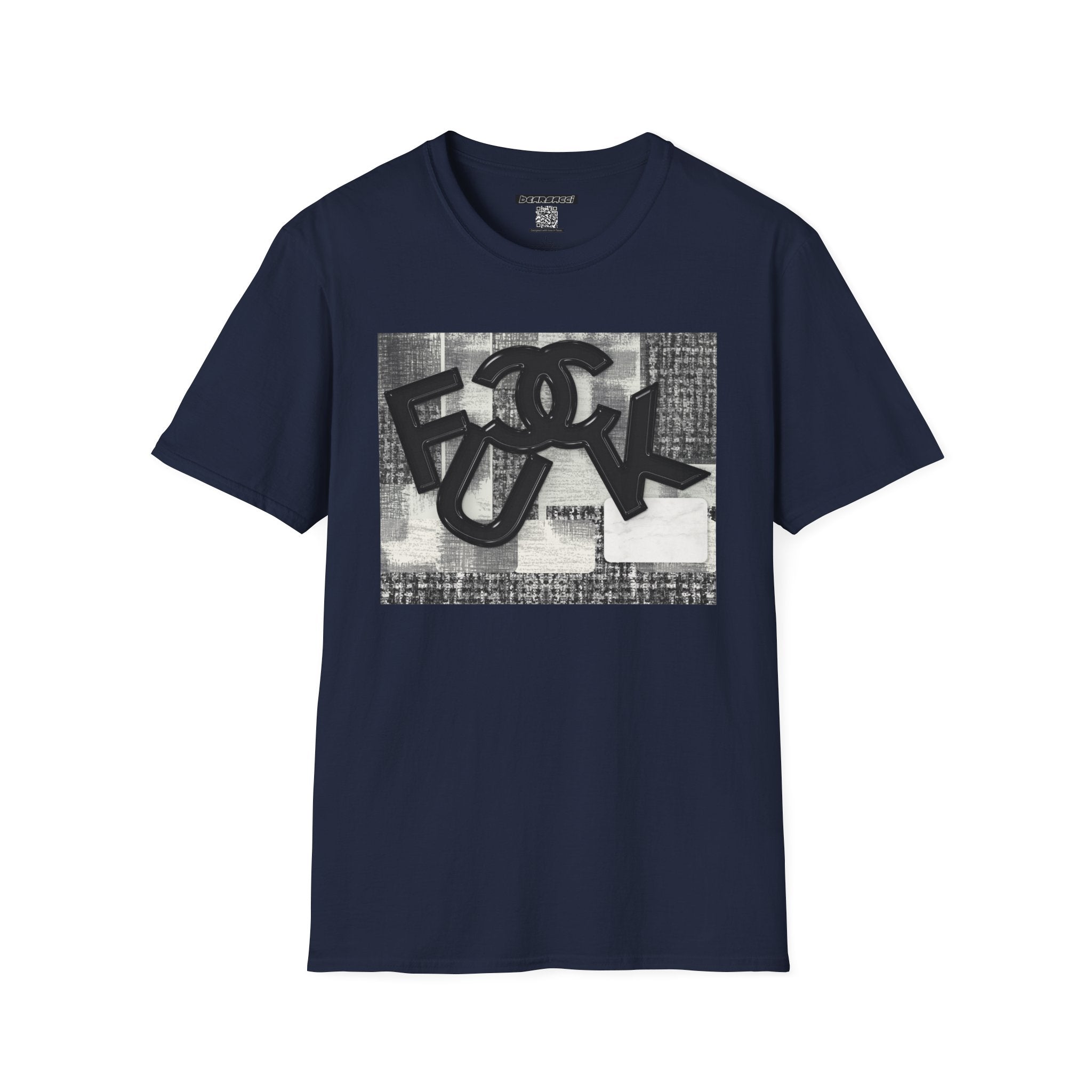 Fake Designer™: Tweed Patchwork Fuck│ Softsyle T-shirt