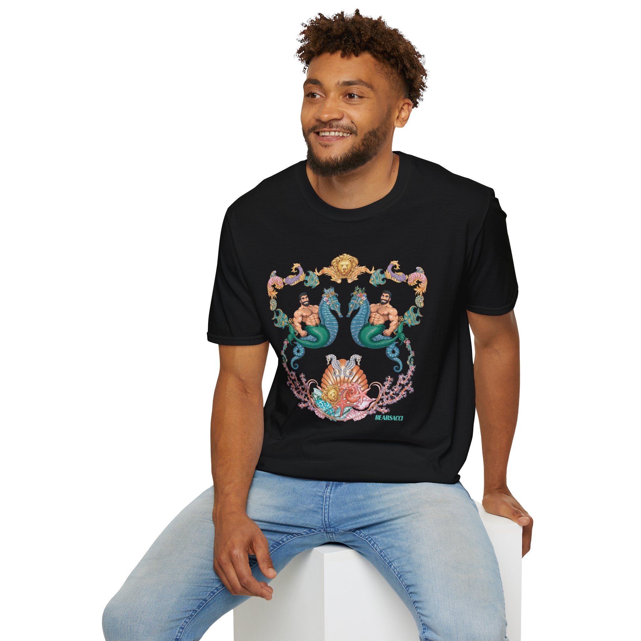 FakeDesigner®: Coral Fantasy: Bearoque Edition │ Softsyle T-shirt