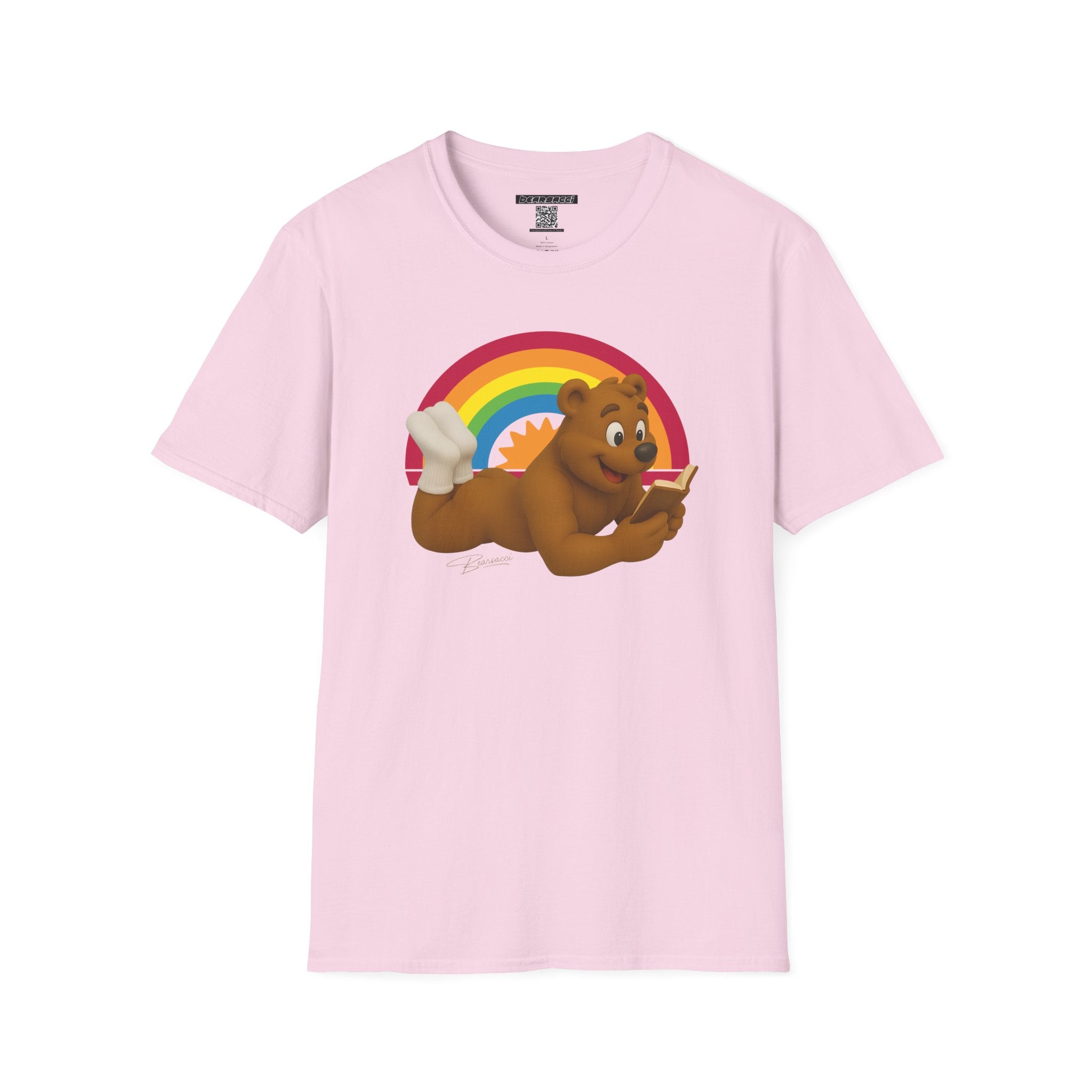 Bearsacci™: Page-Turner, Head-Turner Bare Bear│ Softsyle T-shirt