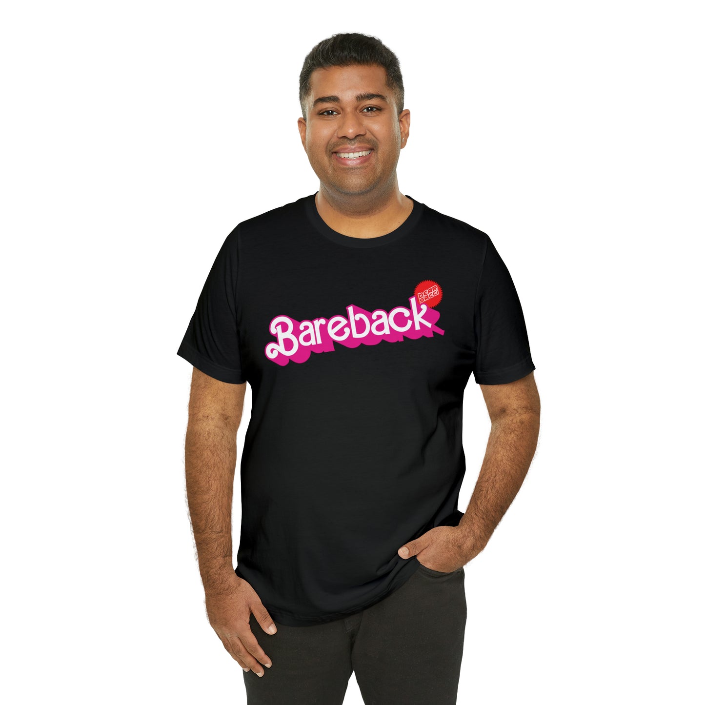 Bearbie™ X Slutpride™: Bareback Logo │Premium Jersey T-shirt