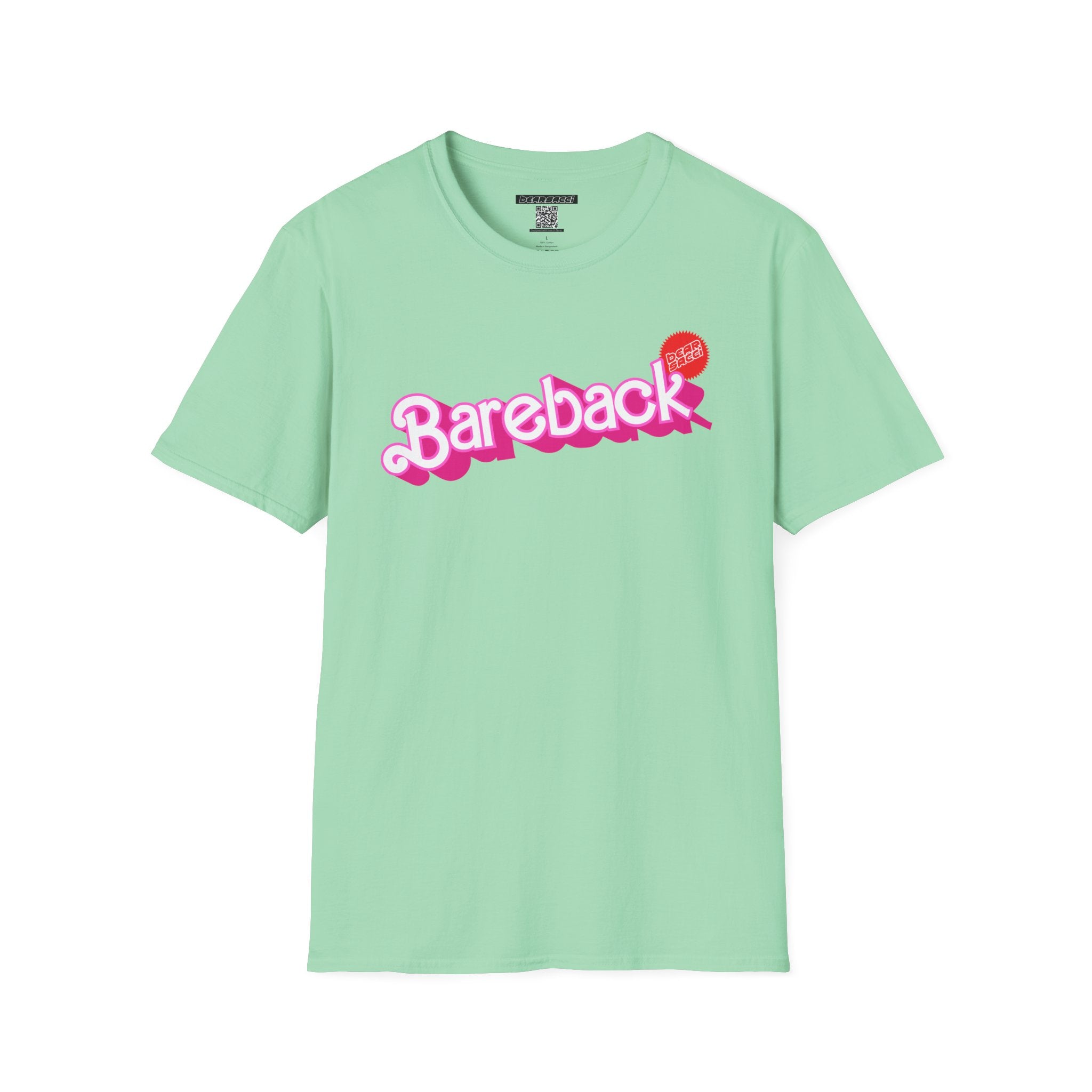 Bearbie® X Slutpride®: Bareback Logo │Softsyle T-shirt