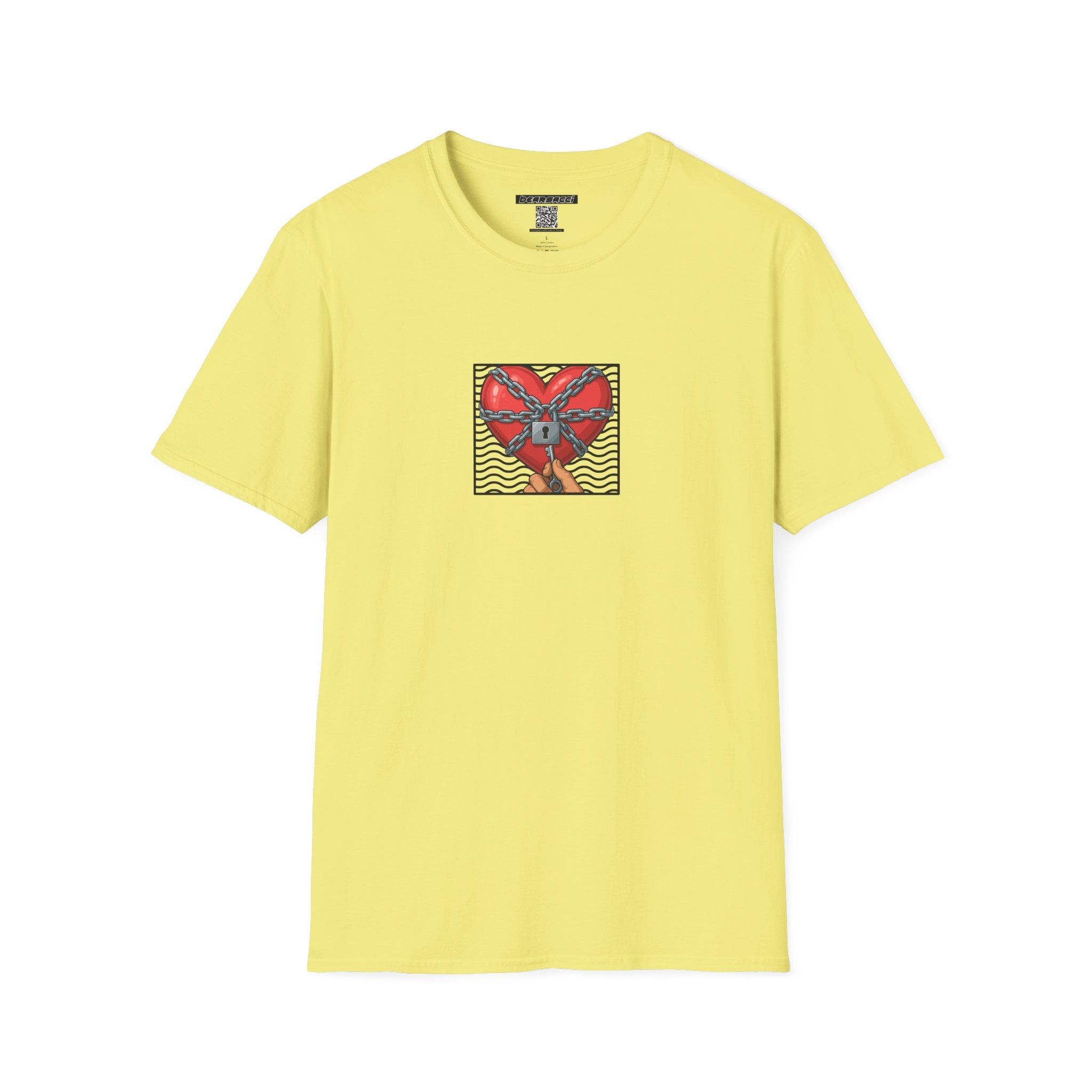 SlutPride® X Dominion®: Locked Heart │ Softsyle T-shirt