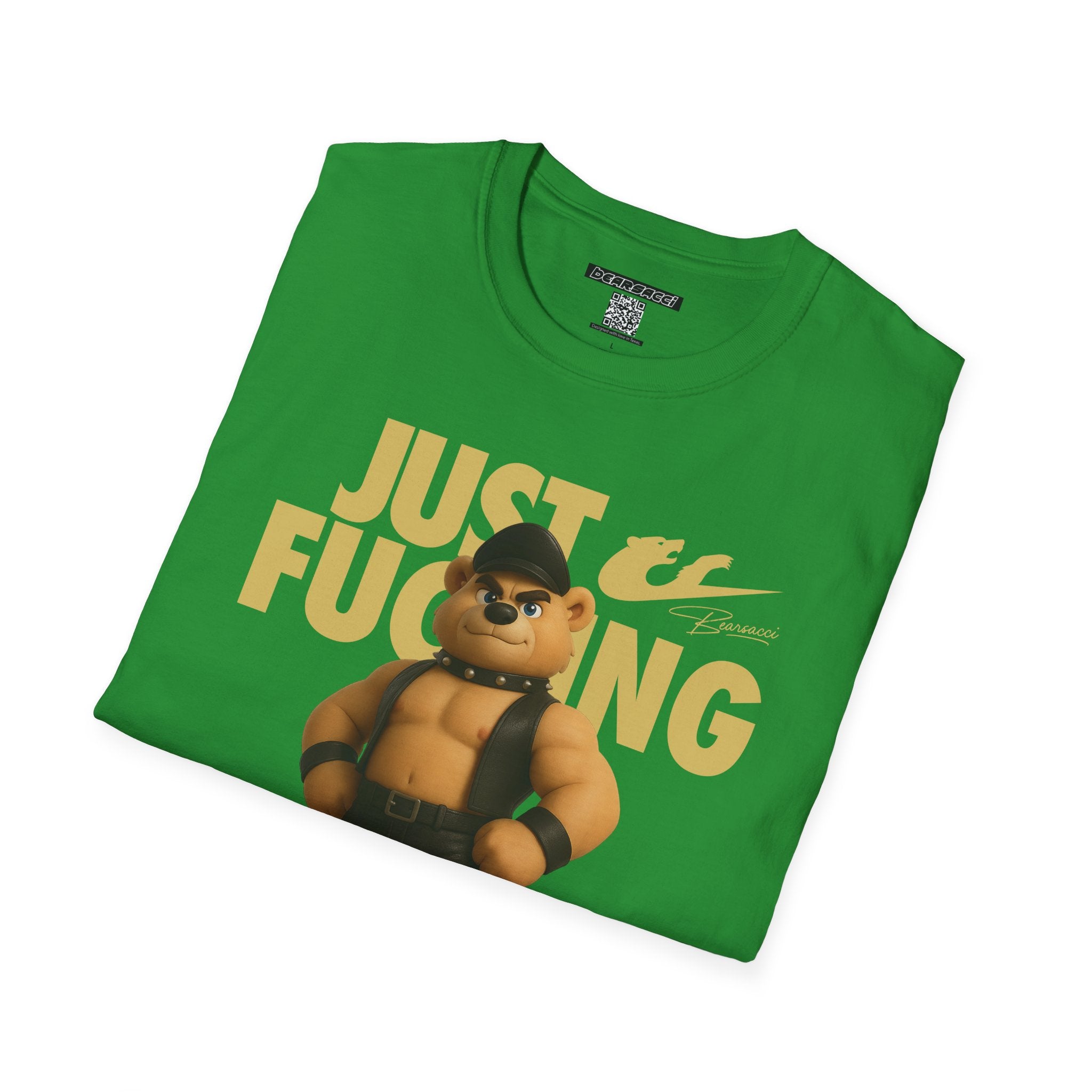Bearsacci™ X Dominion: Just Fucking Do It Dom Daddy Teddy Bear│ Softsyle T-shirt