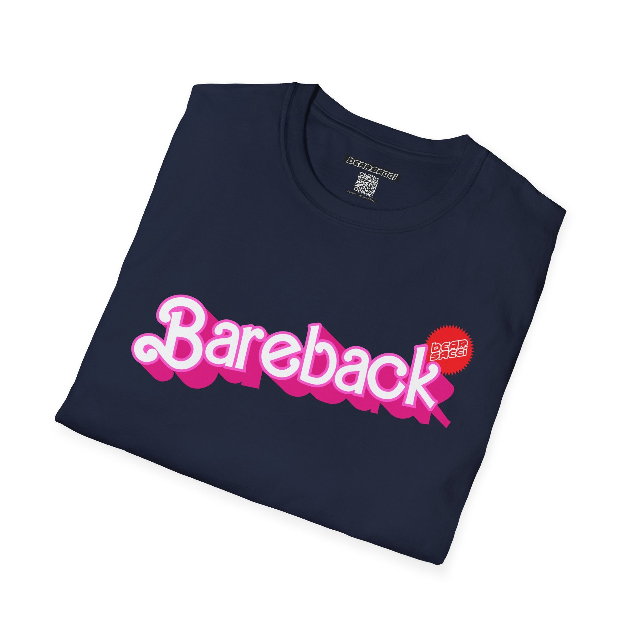 Bearbie® X Slutpride®: Bareback Logo │Softsyle T-shirt