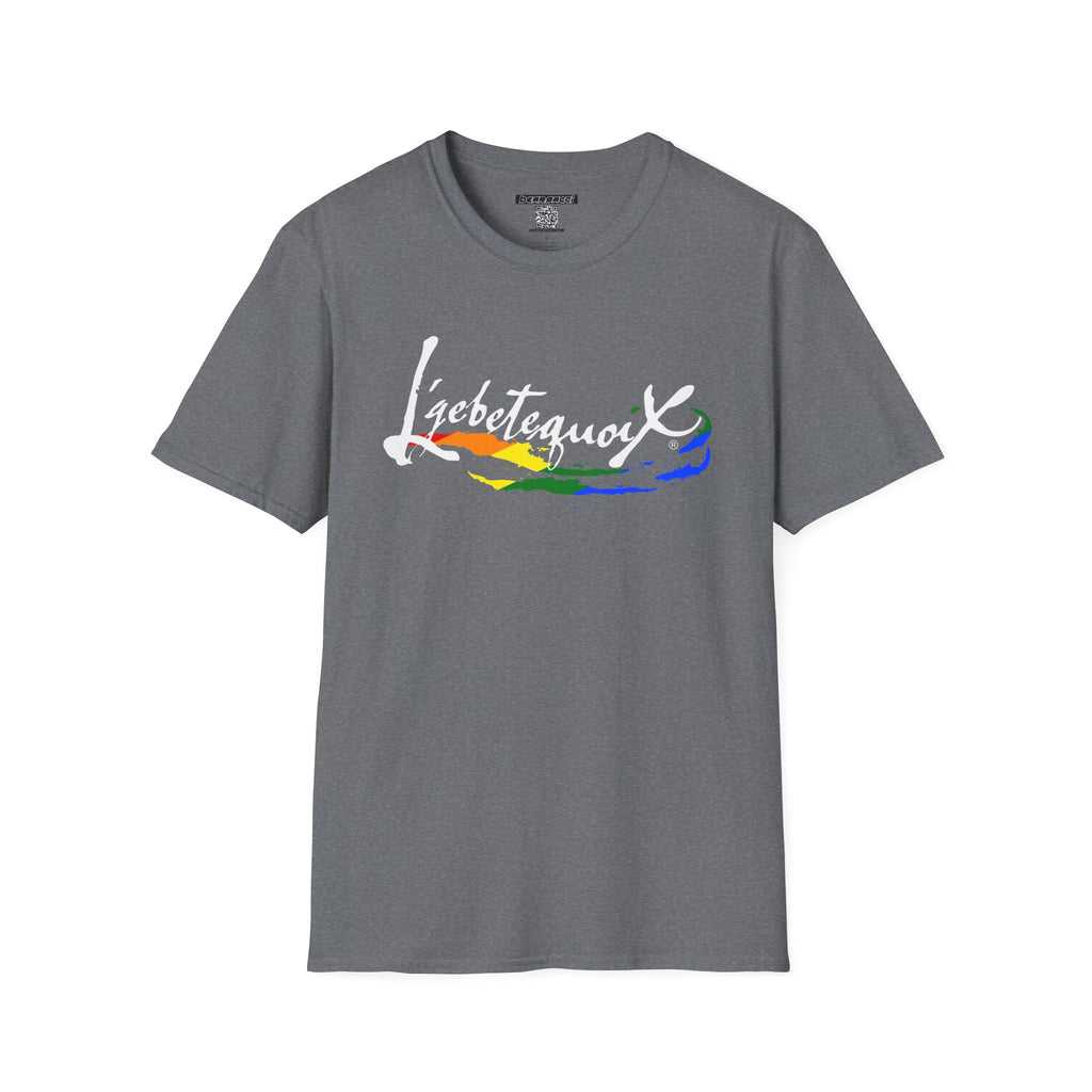 HyperPop® X FakeDesigner®: L’gbetegquoix (LGBT) Rainbow Version │ Softsyle T-shirt