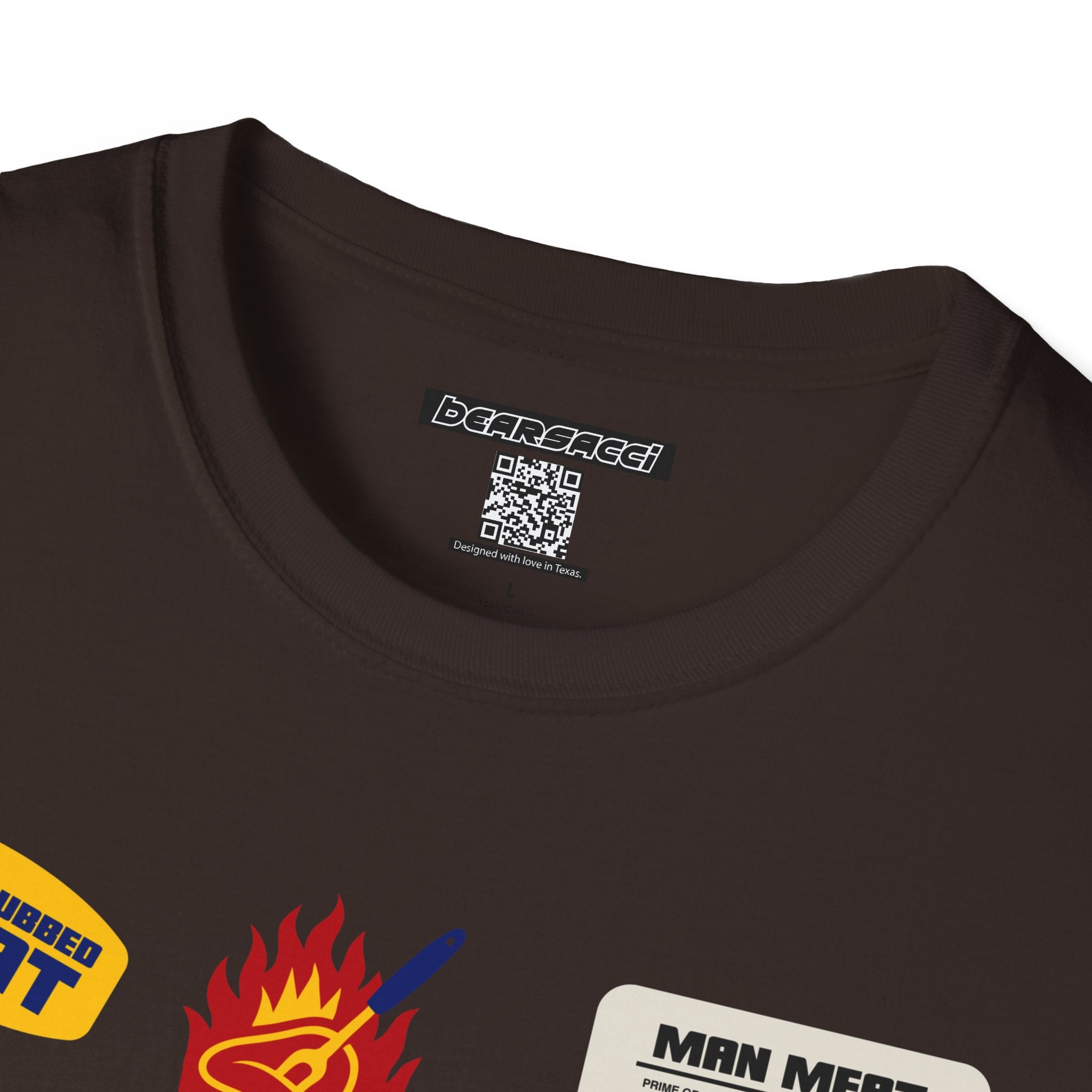 Bearmart®: Butcher Isle Meat Stickers (1950s Colorway) │Softsyle T-shirt