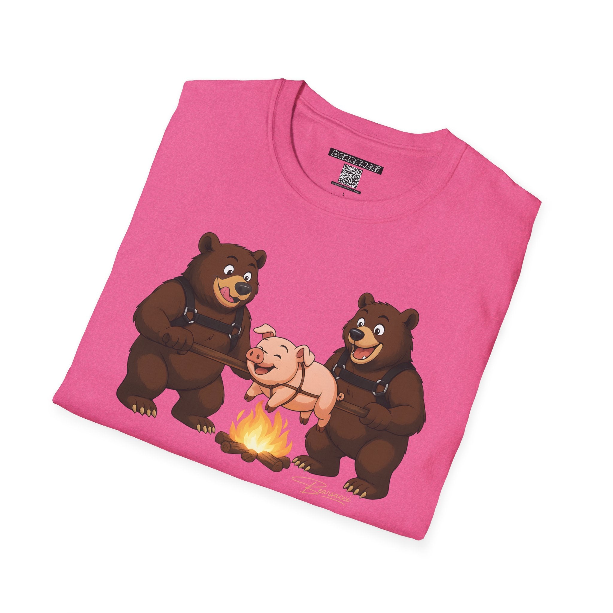 Bearmart®: Spit Roast Pig │Softsyle T-shirt