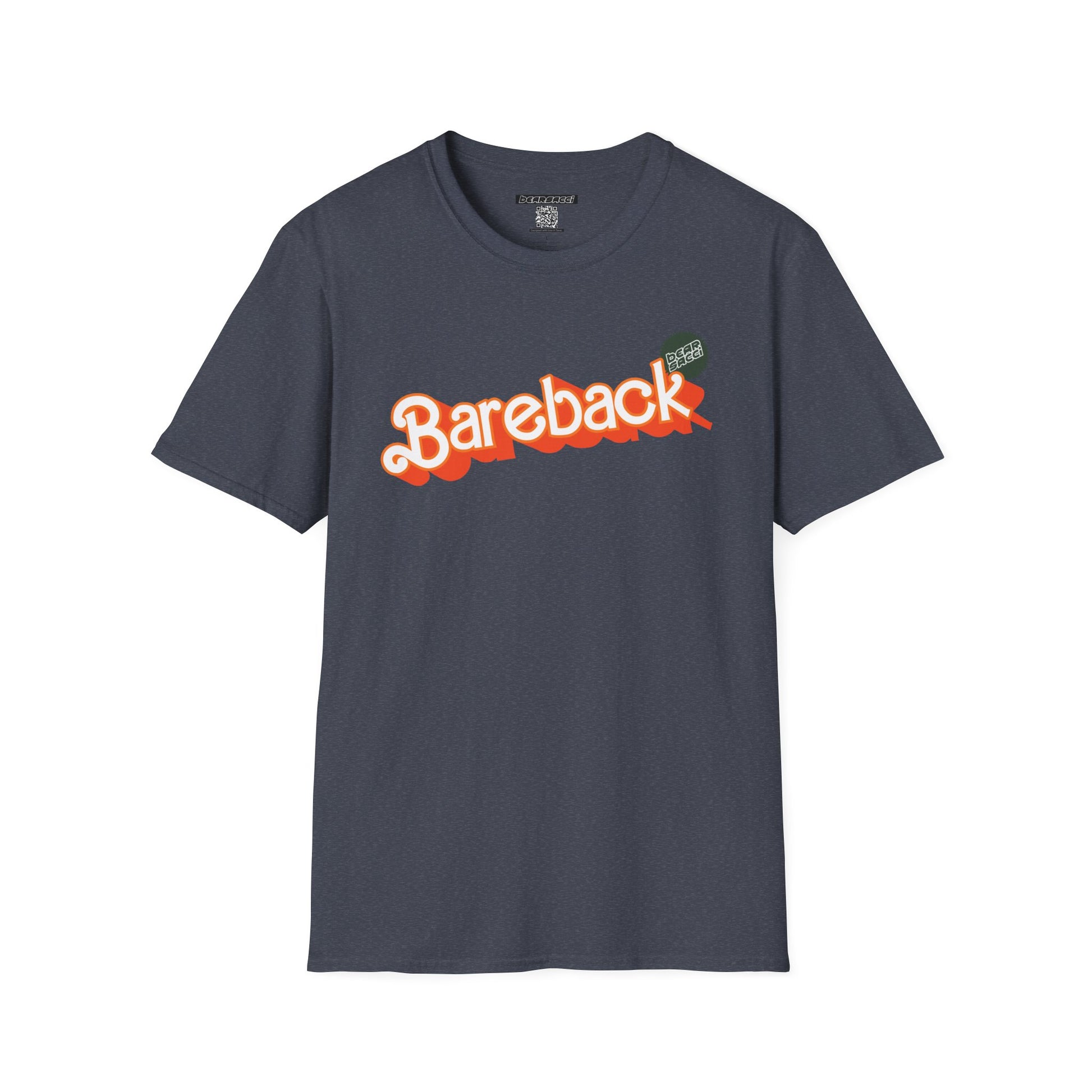 Bearbie® X Slutpride®: Bareback Logo (Hunter) │Softsyle T-shirt