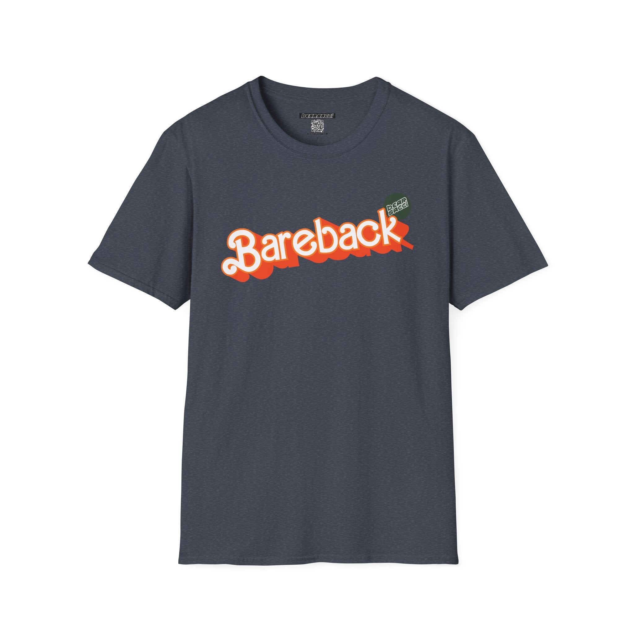 Bearbie® X Slutpride®: Bareback Logo (Hunter) │Softsyle T-shirt