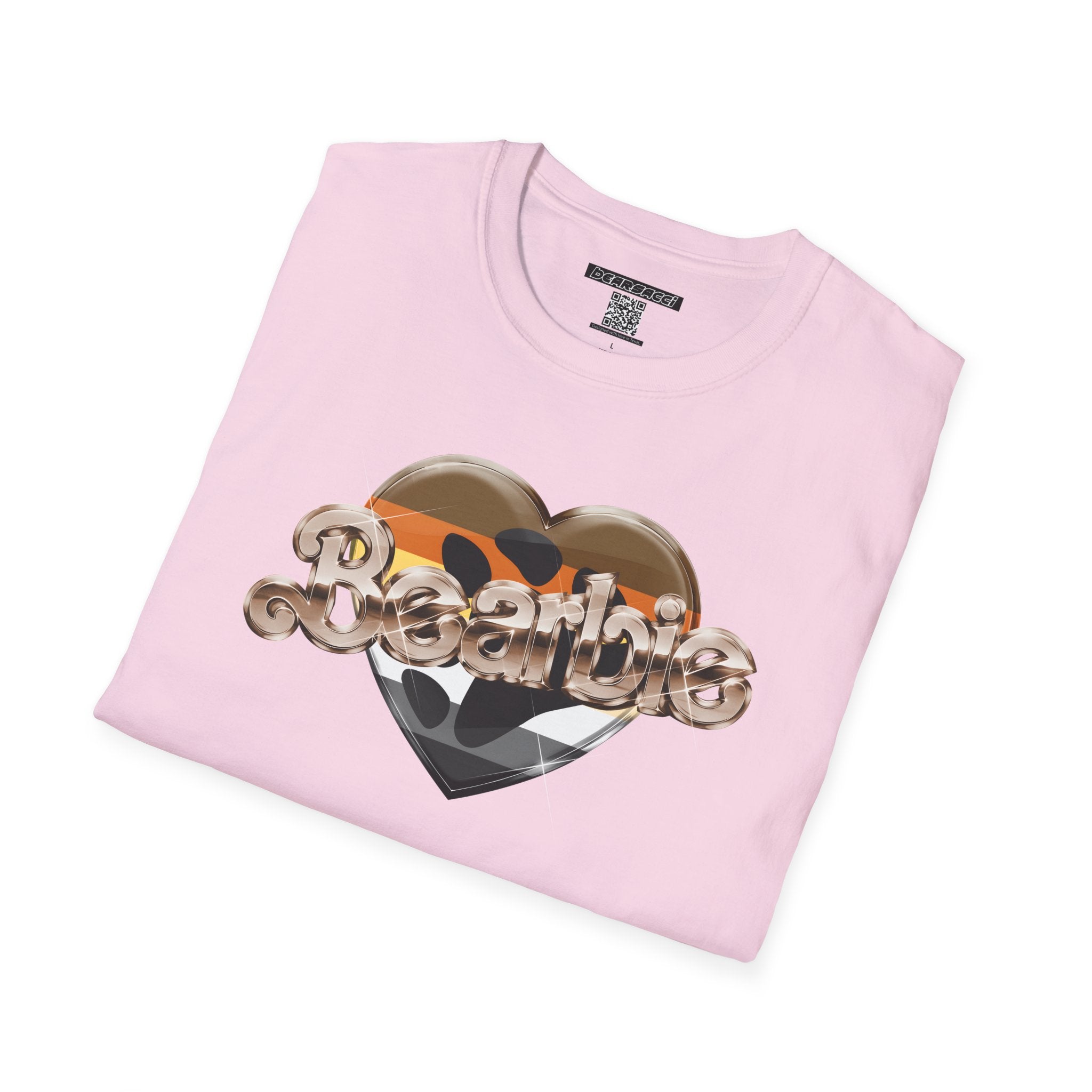 Bearbie®: Heart Claw Logo (Bear Flag Version)│ Softsyle T-shirt