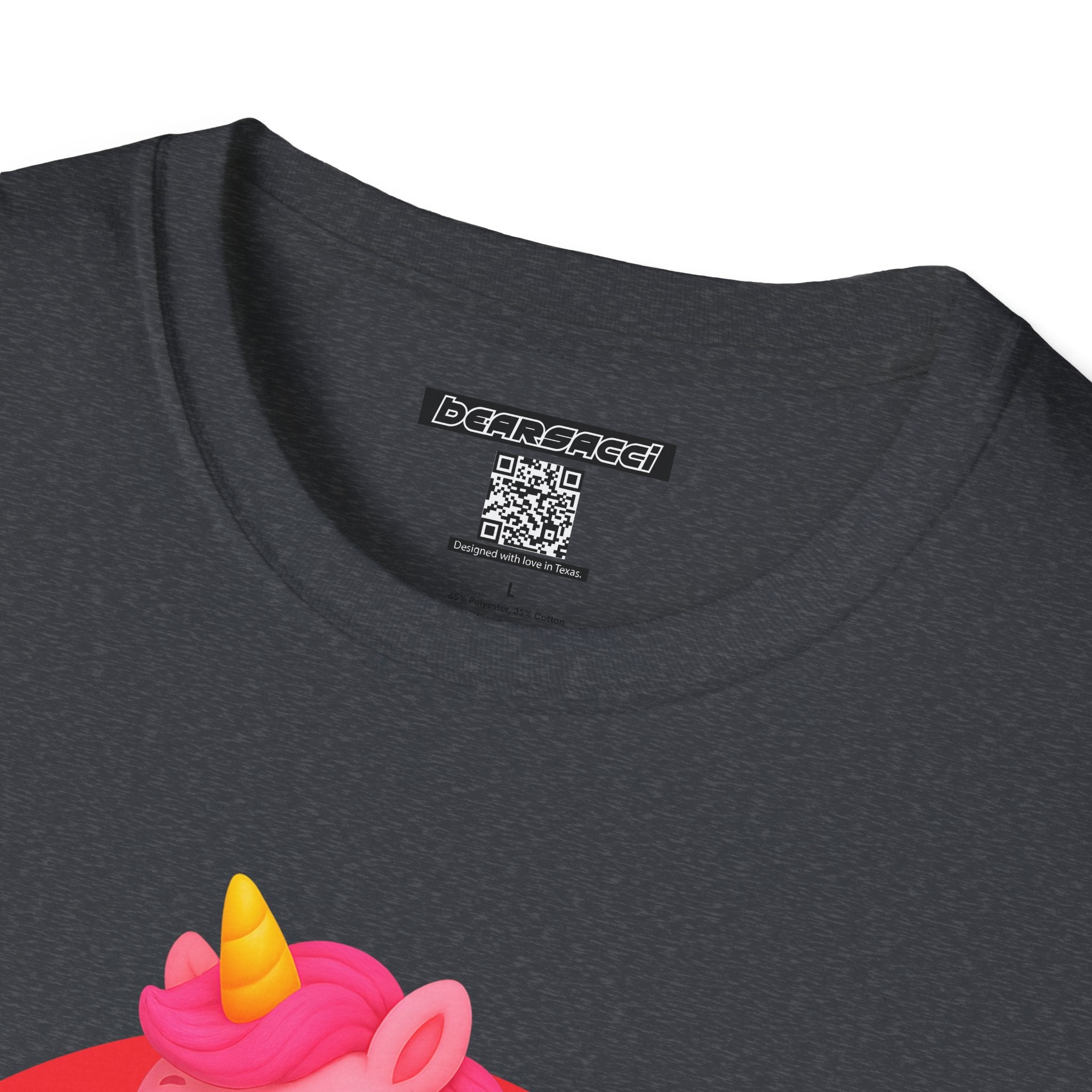 HyperPop™: Totally Straight Pink Unicorn │ Softsyle T-shirt