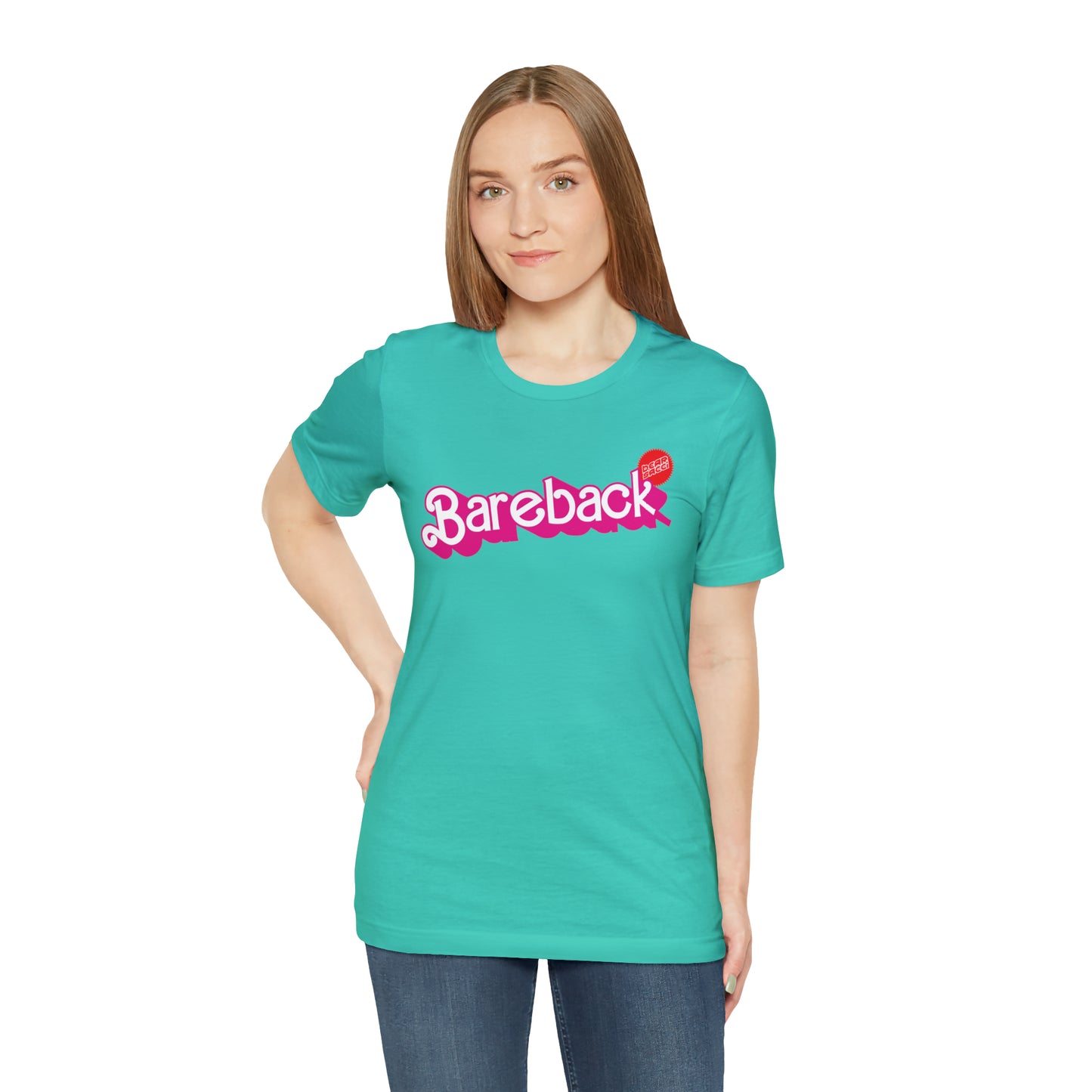 Bearbie™ X Slutpride™: Bareback Logo │Premium Jersey T-shirt