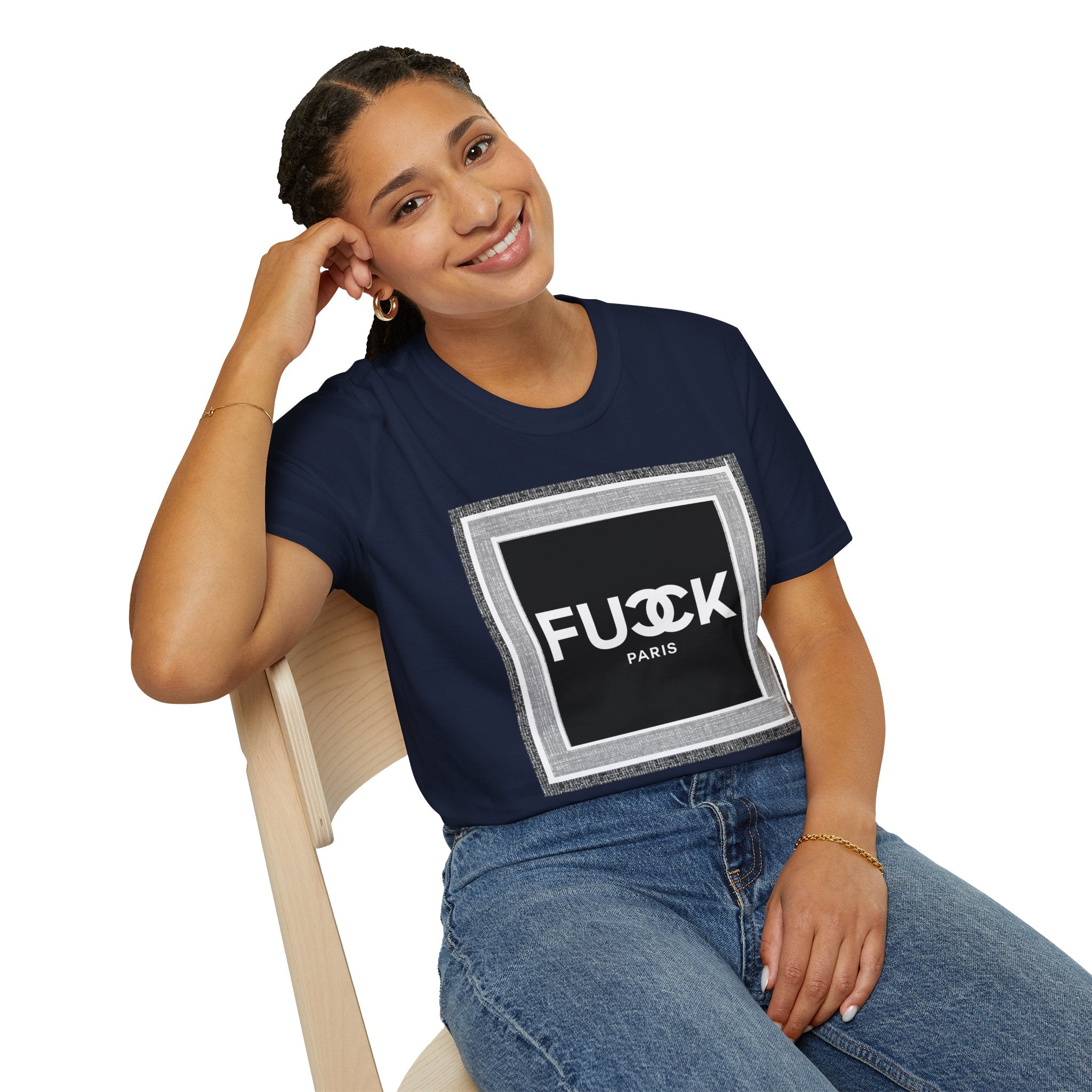 Fake Designer™: Fuck Paris│ Softsyle T-shirt