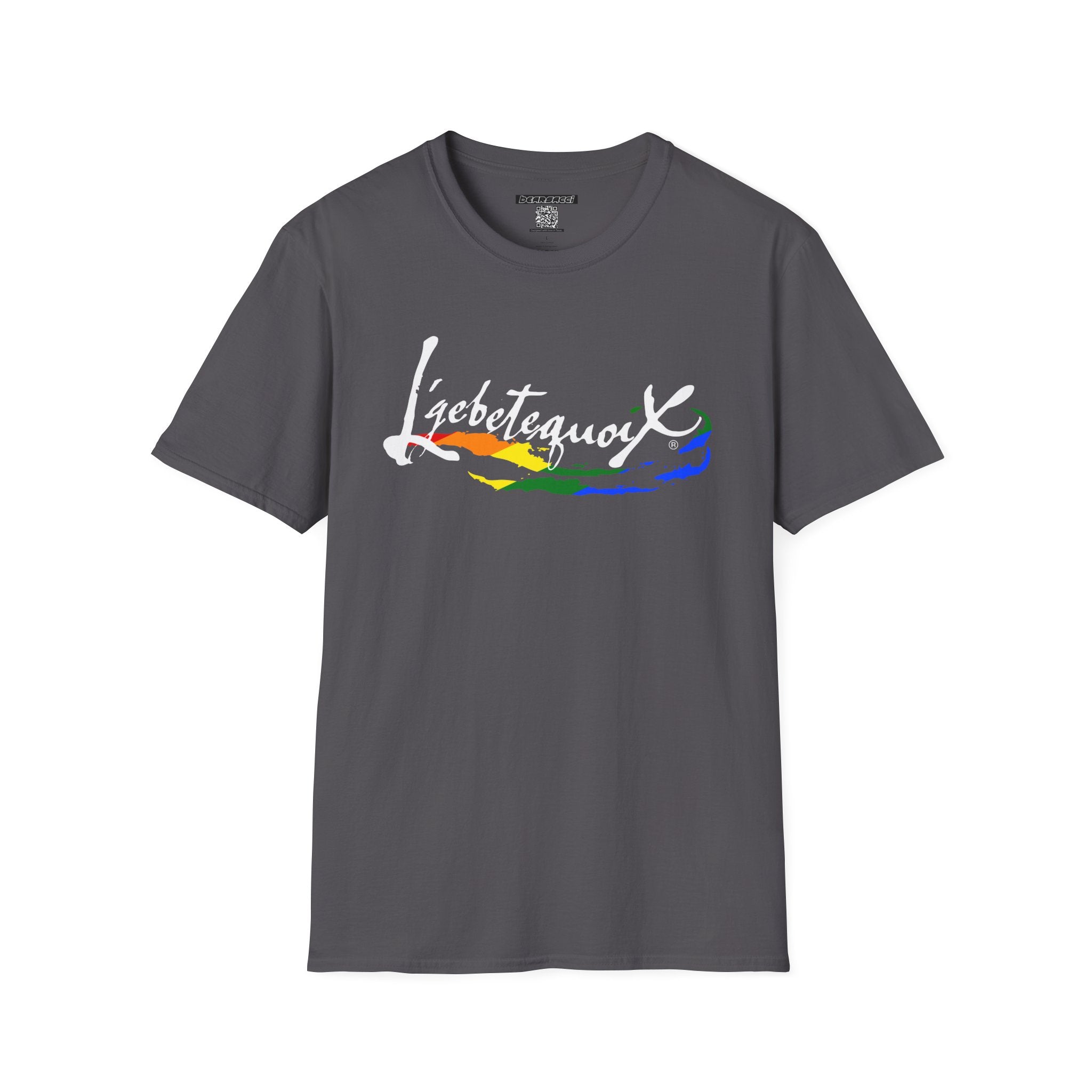 HyperPop® X FakeDesigner®: L’gbetegquoix (LGBT) Rainbow Version │ Softsyle T-shirt