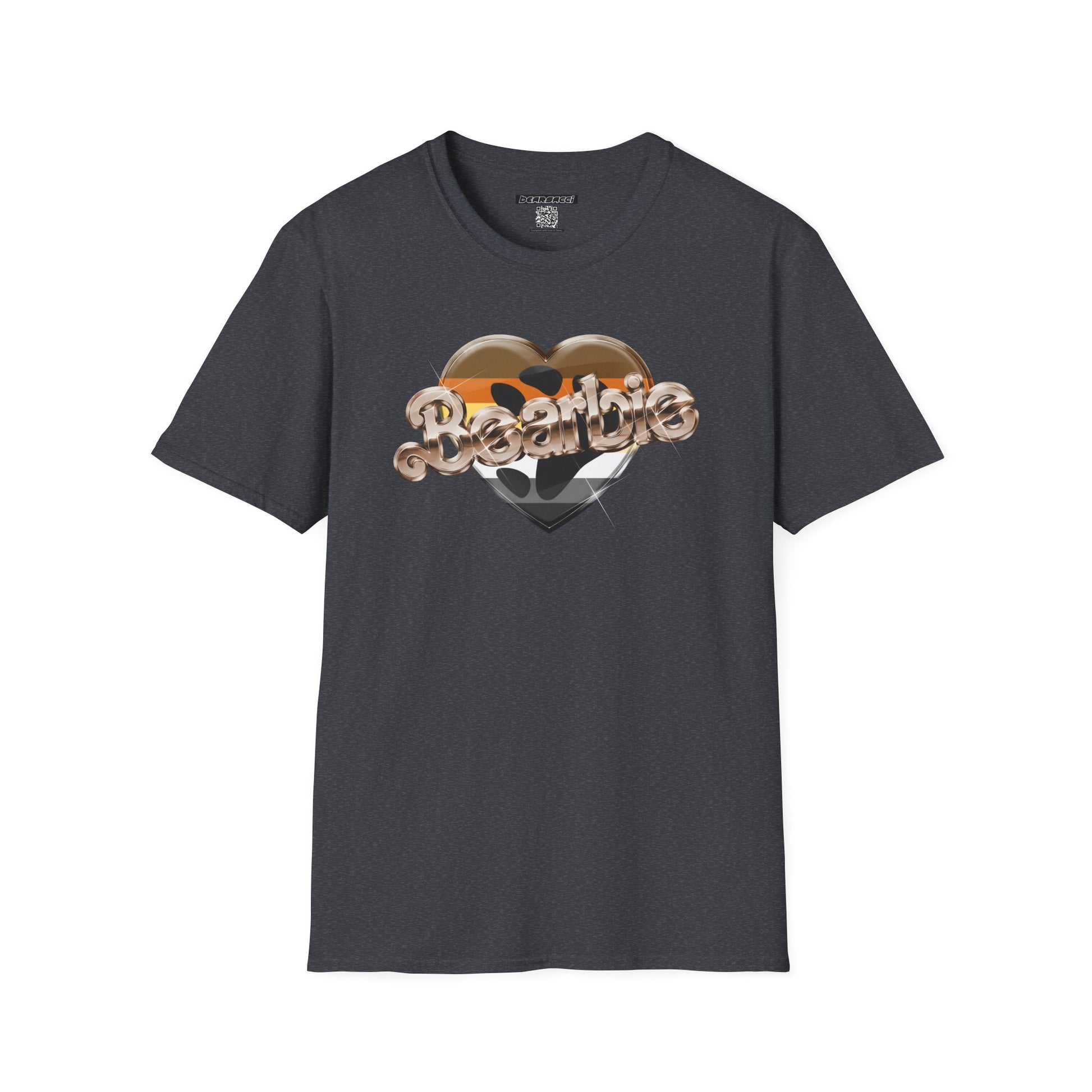 Bearbie®: Heart Claw Logo (Bear Flag Version)│ Softsyle T-shirt