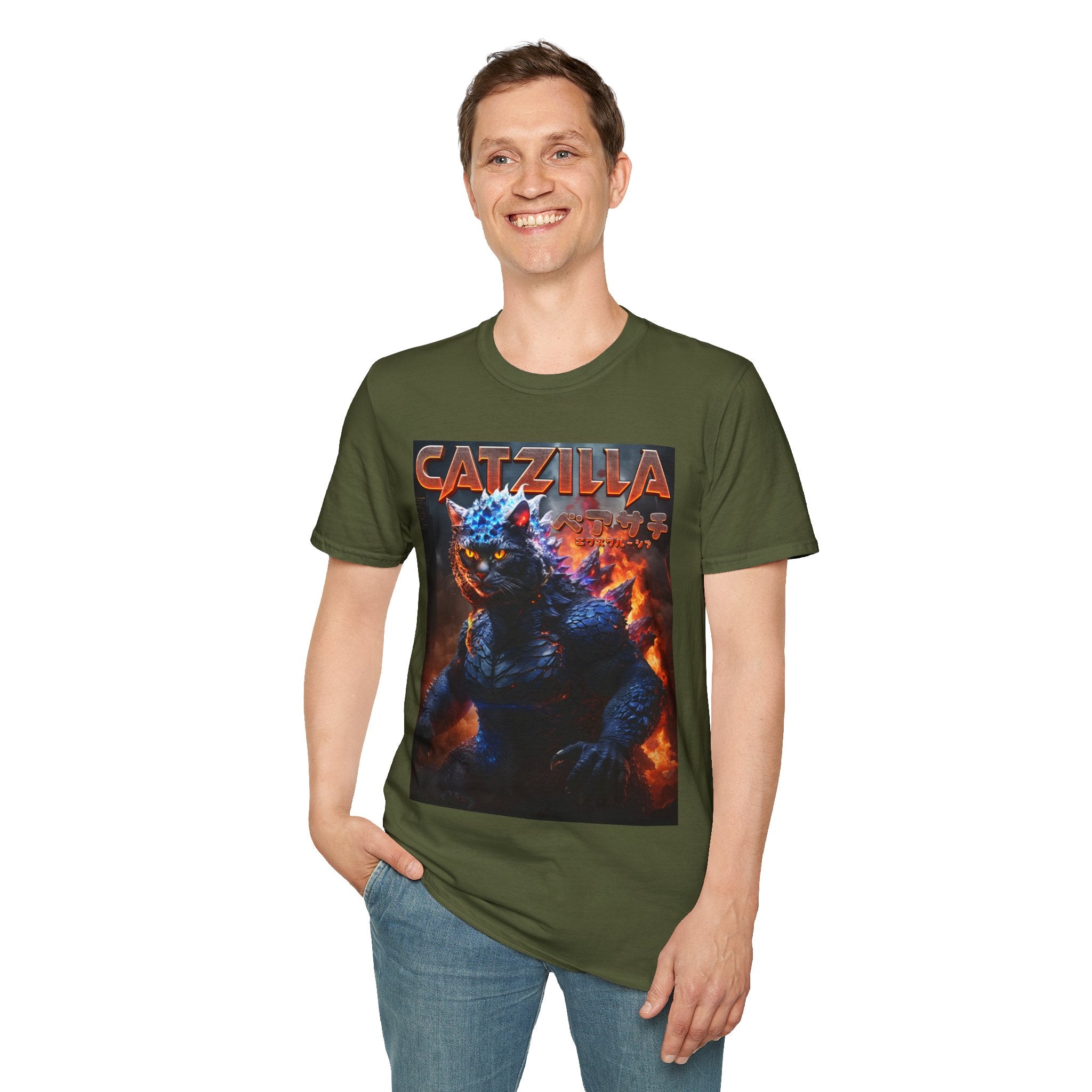 Fake Designer™: Catzilla │ Softsyle T-shirt