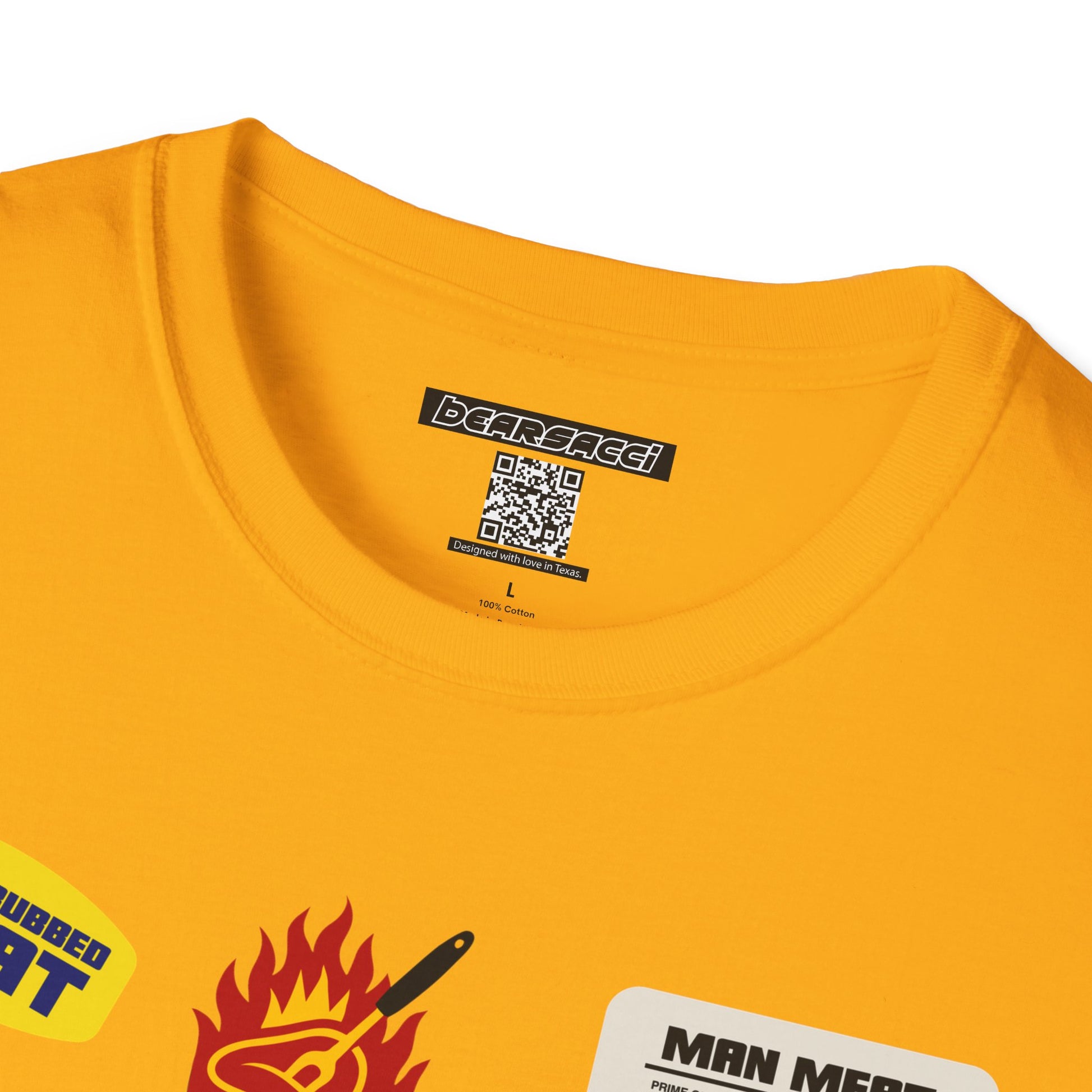 Bearmart®: Butcher Isle Meat Stickers (1990s Colorway) │Softsyle T-shirt
