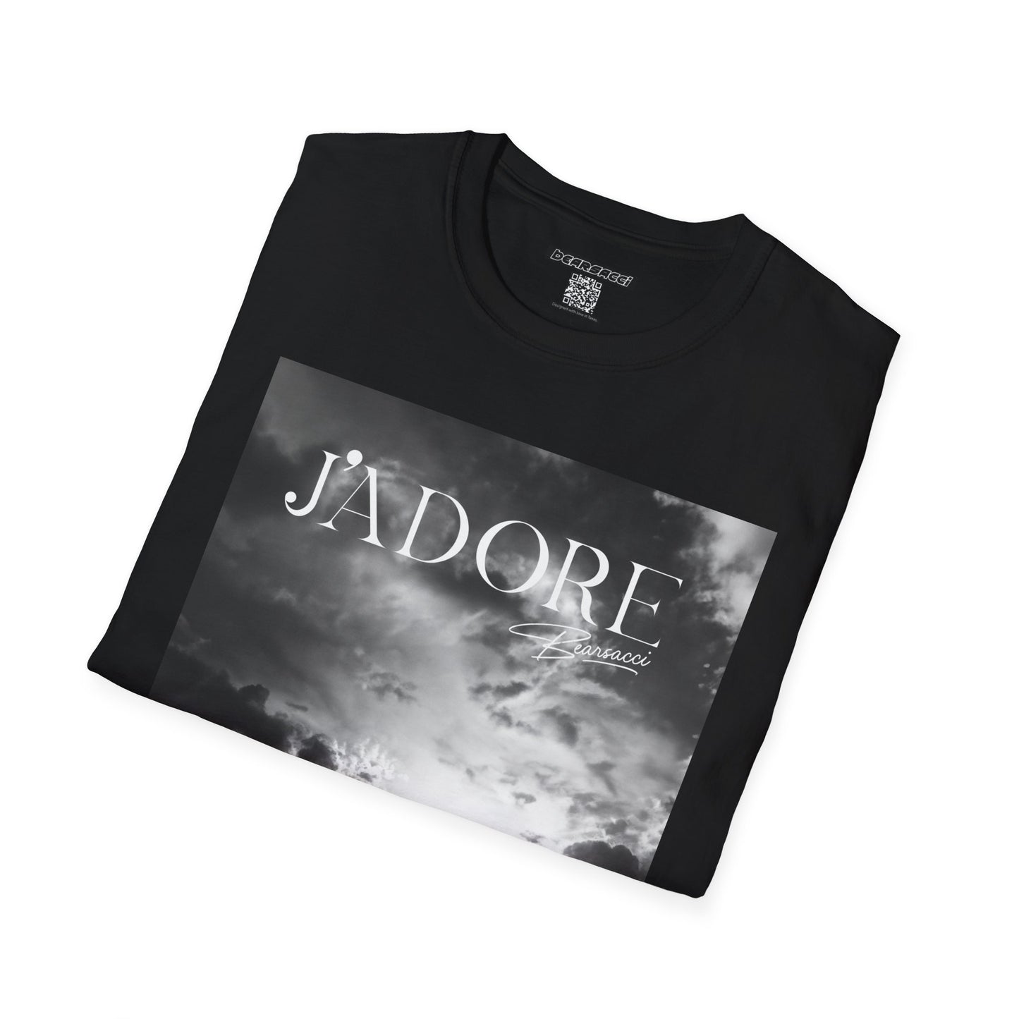 Fake Designer™: J'adore Bearsacci Solitude Is Dangerously Addictive (Black and White Beach)│ Softsyle T-shirt