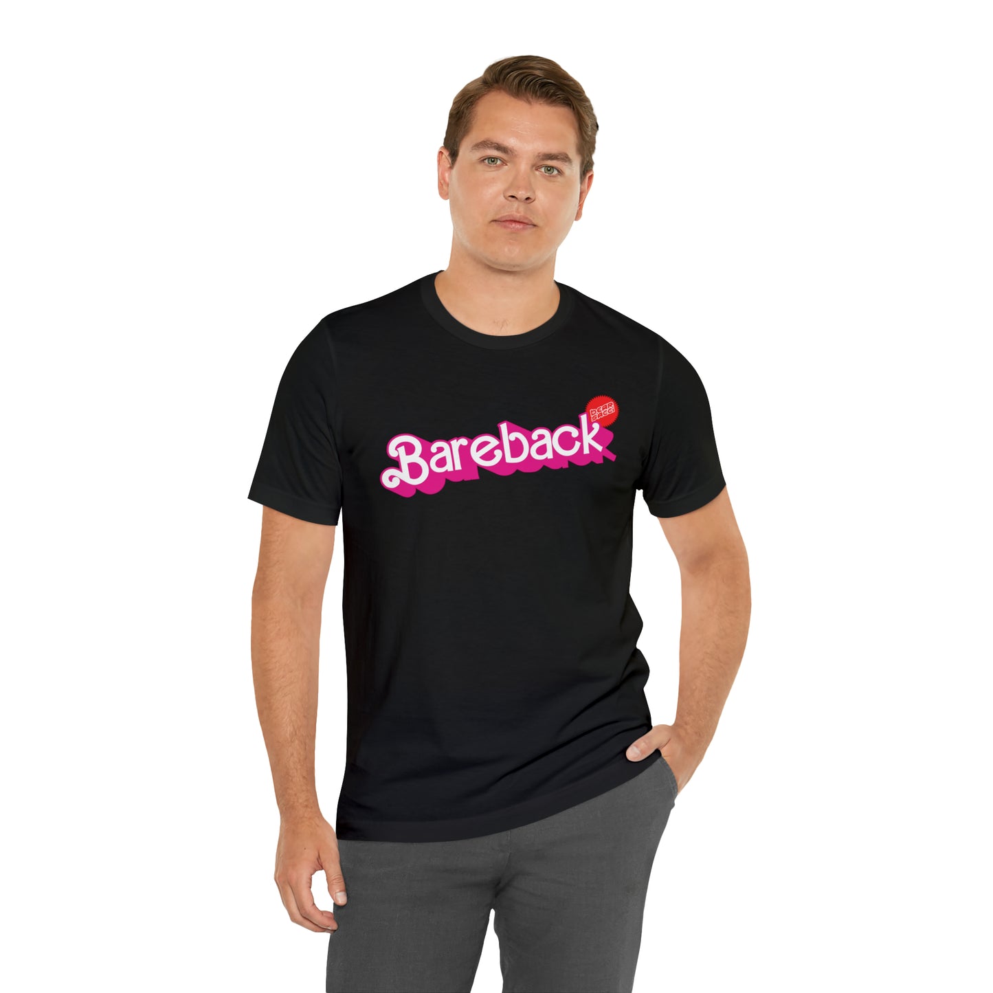 Bearbie™ X Slutpride™: Bareback Logo │Premium Jersey T-shirt