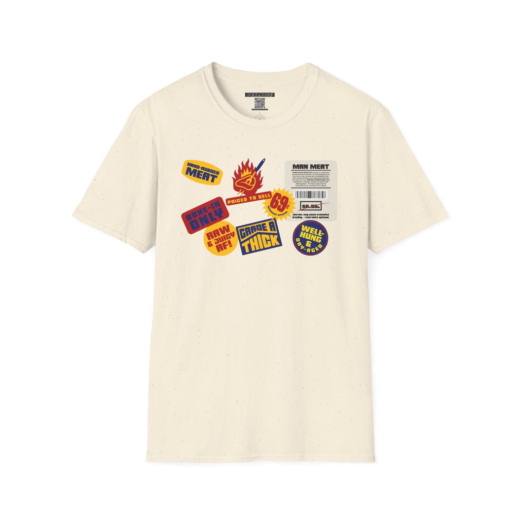 Bearmart®: Butcher Isle Meat Stickers (1950s Colorway) │Softsyle T-shirt