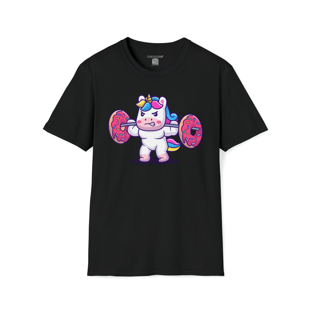 HyperPop™: Unicorn Lifting Doughnuts │ Softsyle T-shirt