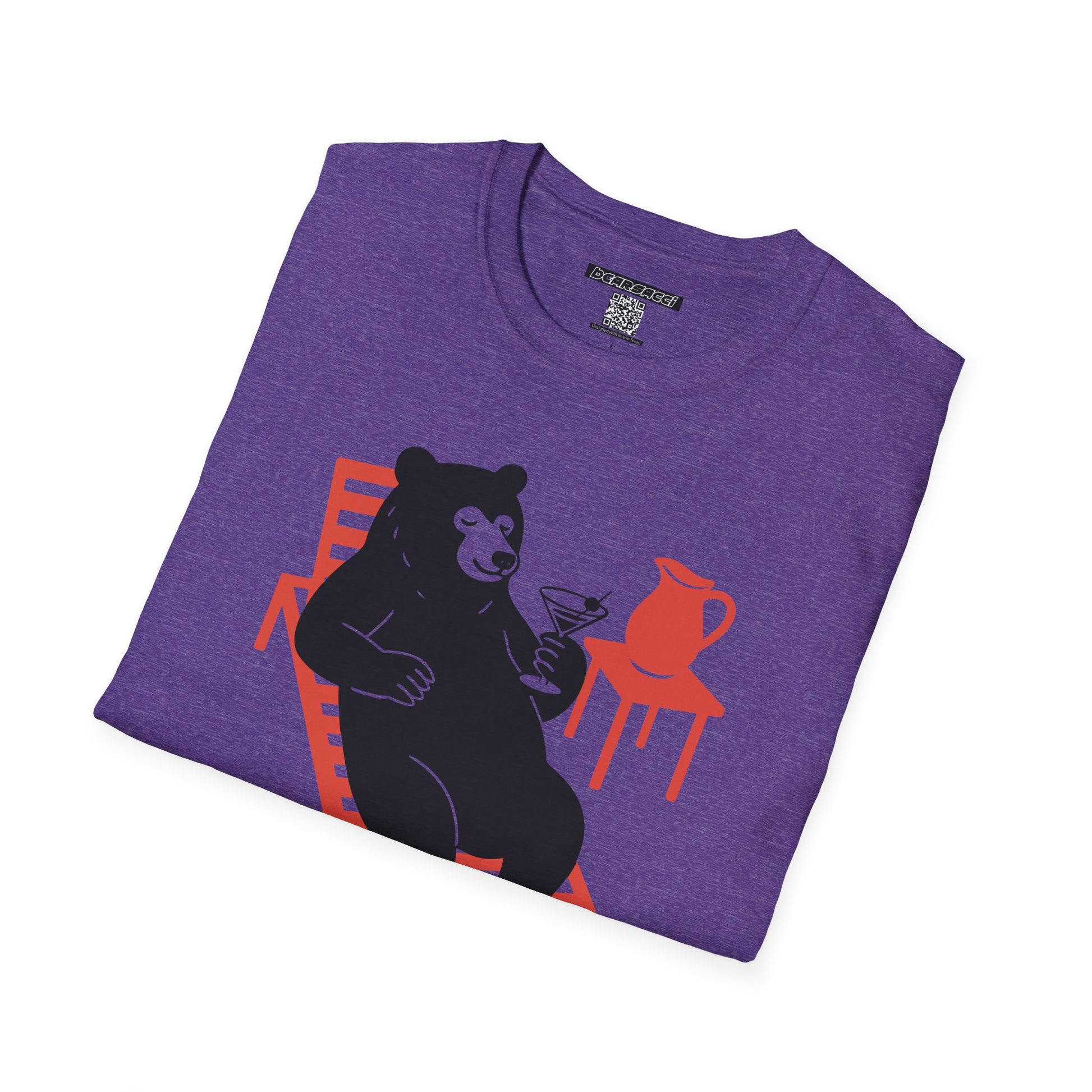 Bearsacci® X Wanderlust®: Sunday Funday Lazy Bear│ Softsyle T-shirt