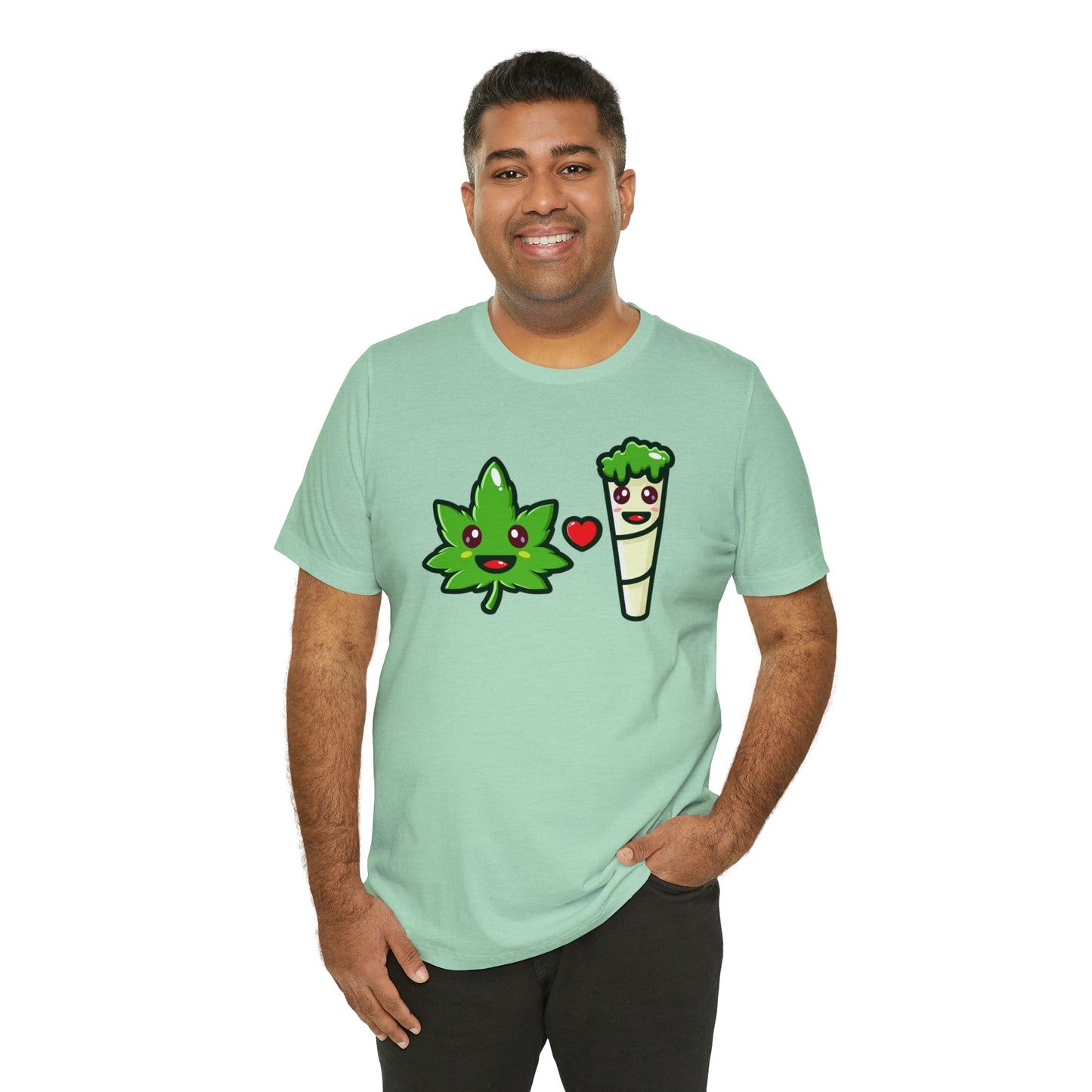 Stoney: Leafy Loves Blunty  │Premium Jersey T-shirt