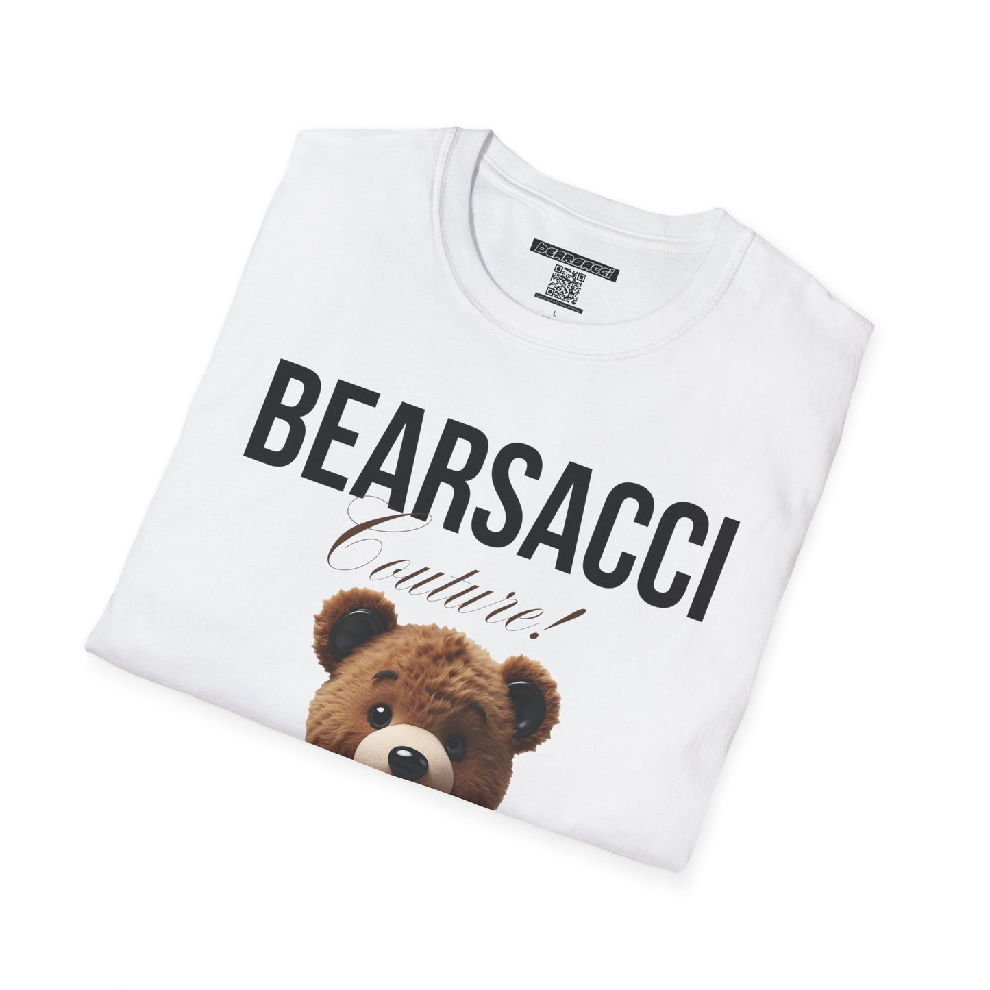 Fake Designer™: Leather Teddy Bear│ Softsyle T-shirt