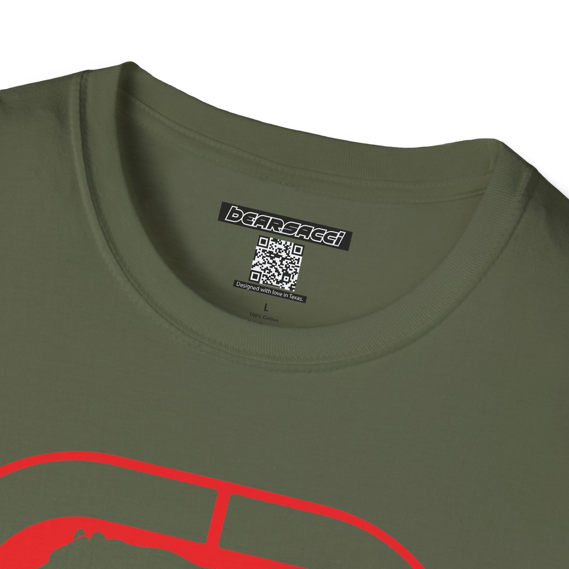 Bearmart® X FakeDesigner®: Bearsacci® Street Logo Tee │Softsyle T-shirt