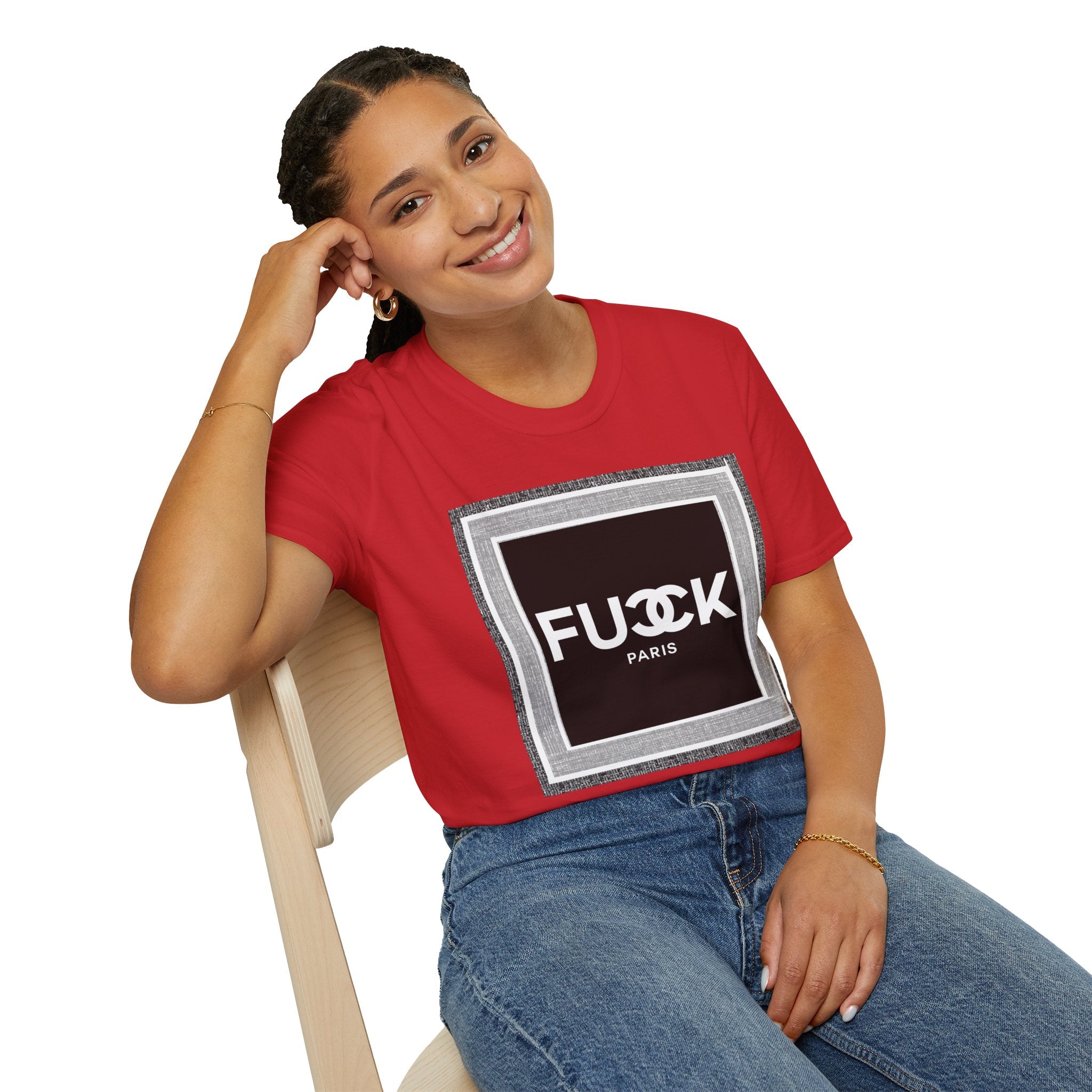 Fake Designer™: Fuck Paris│ Softsyle T-shirt