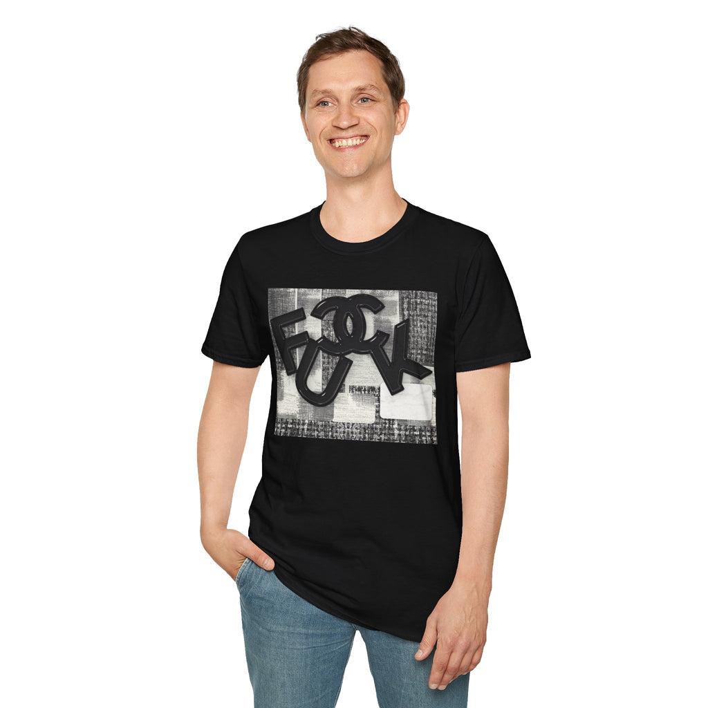 Fake Designer™: Tweed Patchwork Fuck│ Softsyle T-shirt