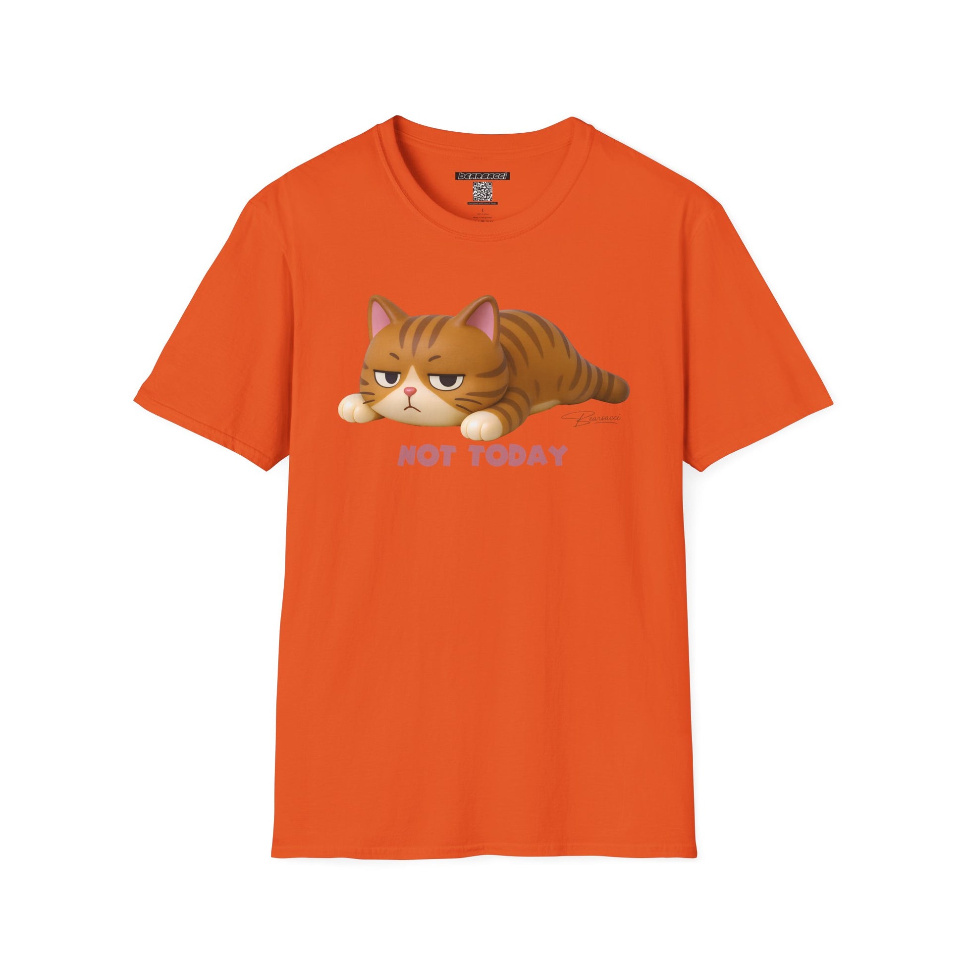 HyperPop®: Not Today Cat │ Softsyle T-shirt