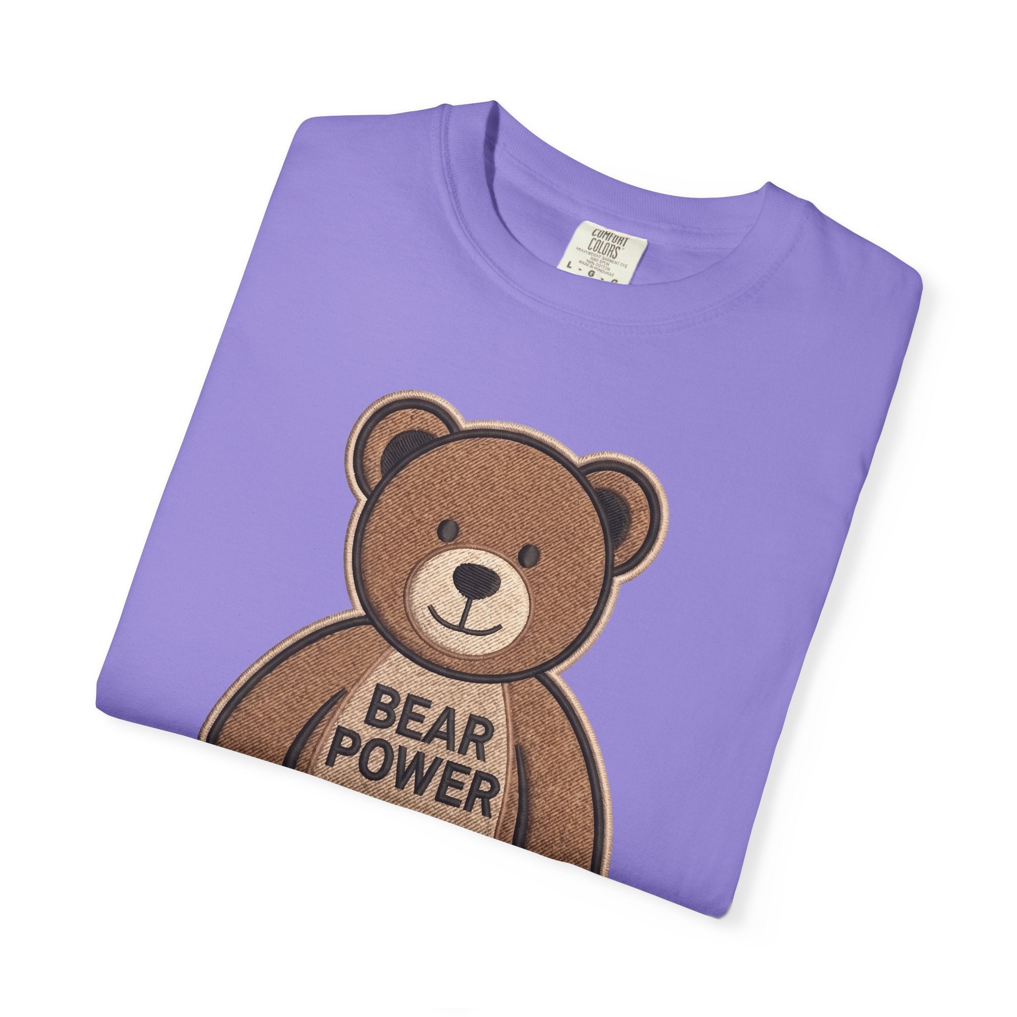 Bearmart®: Bear Power Teddybear │Comfort Colors® T-shirt